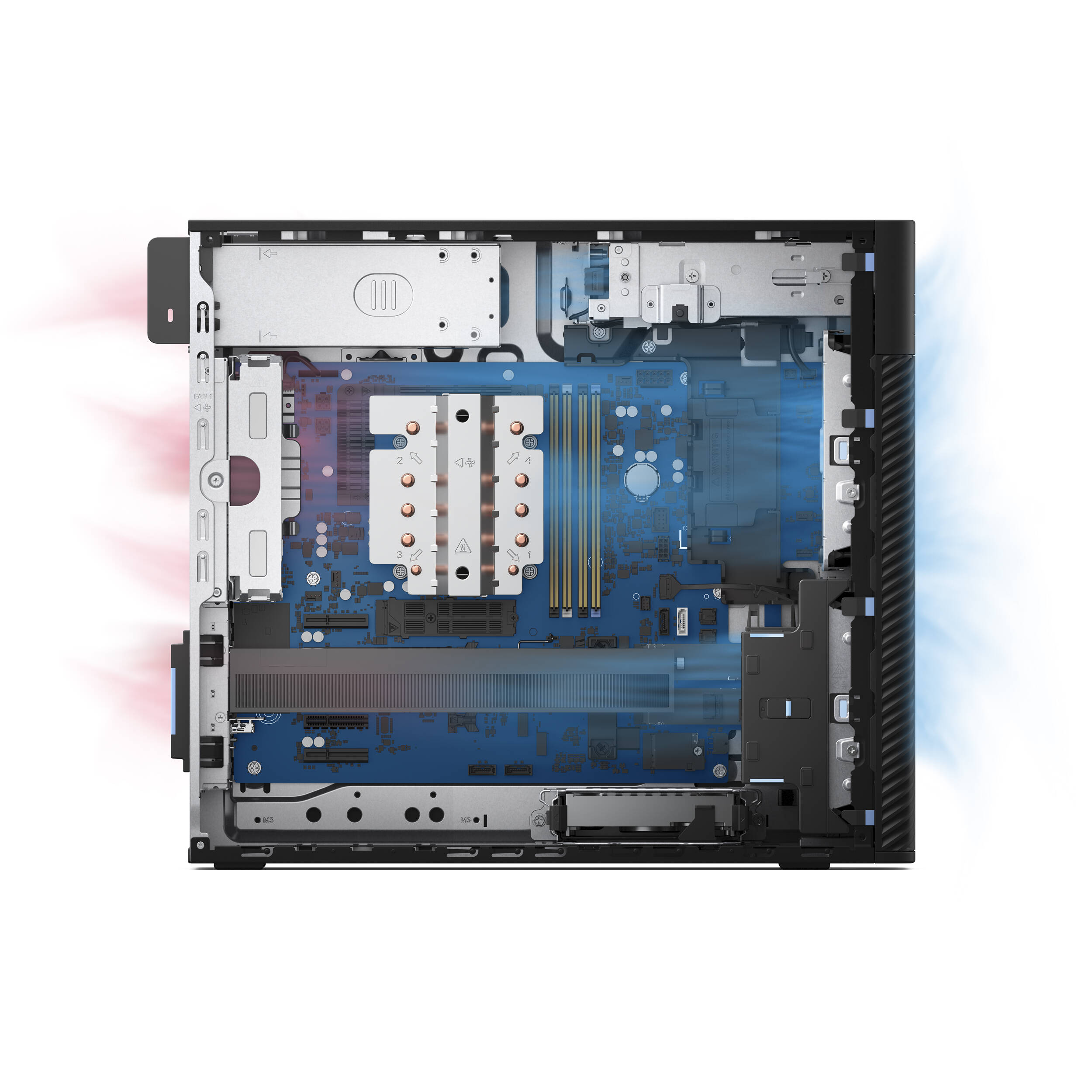 Dell Pro Max Tower T2 business desktop with Intel Core Ultra 5-235, 16 GB memory, and 512 GB SSD — view 4