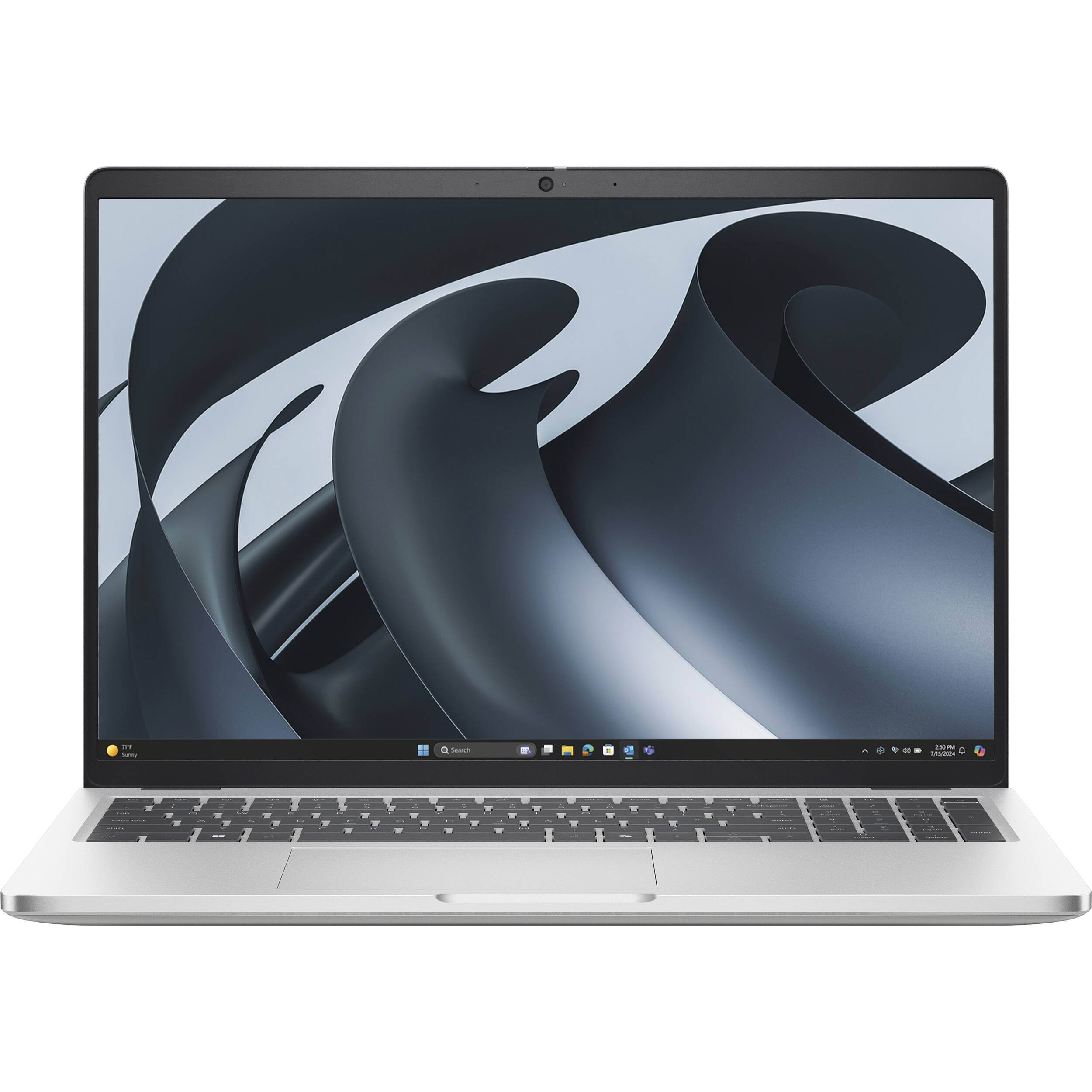 Dell Pro 16 Plus business laptop with 16-inch FHD+ display, Ryzen AI 7 Pro 350, and IR camera — view 7