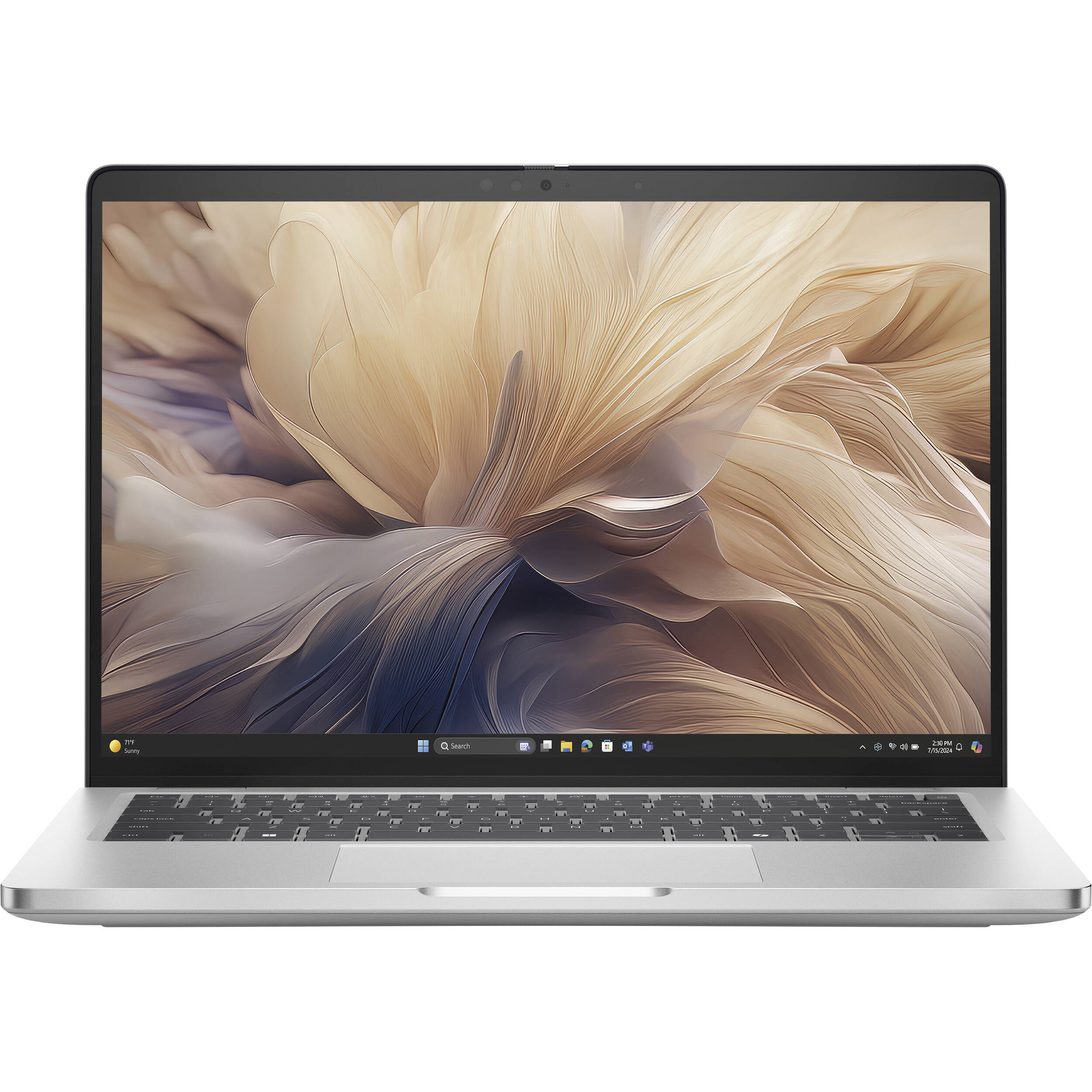Dell Pro 14 Plus laptop with 14-inch FHD+ touch display, Ultra 5 processor, and RGB camera — view 7