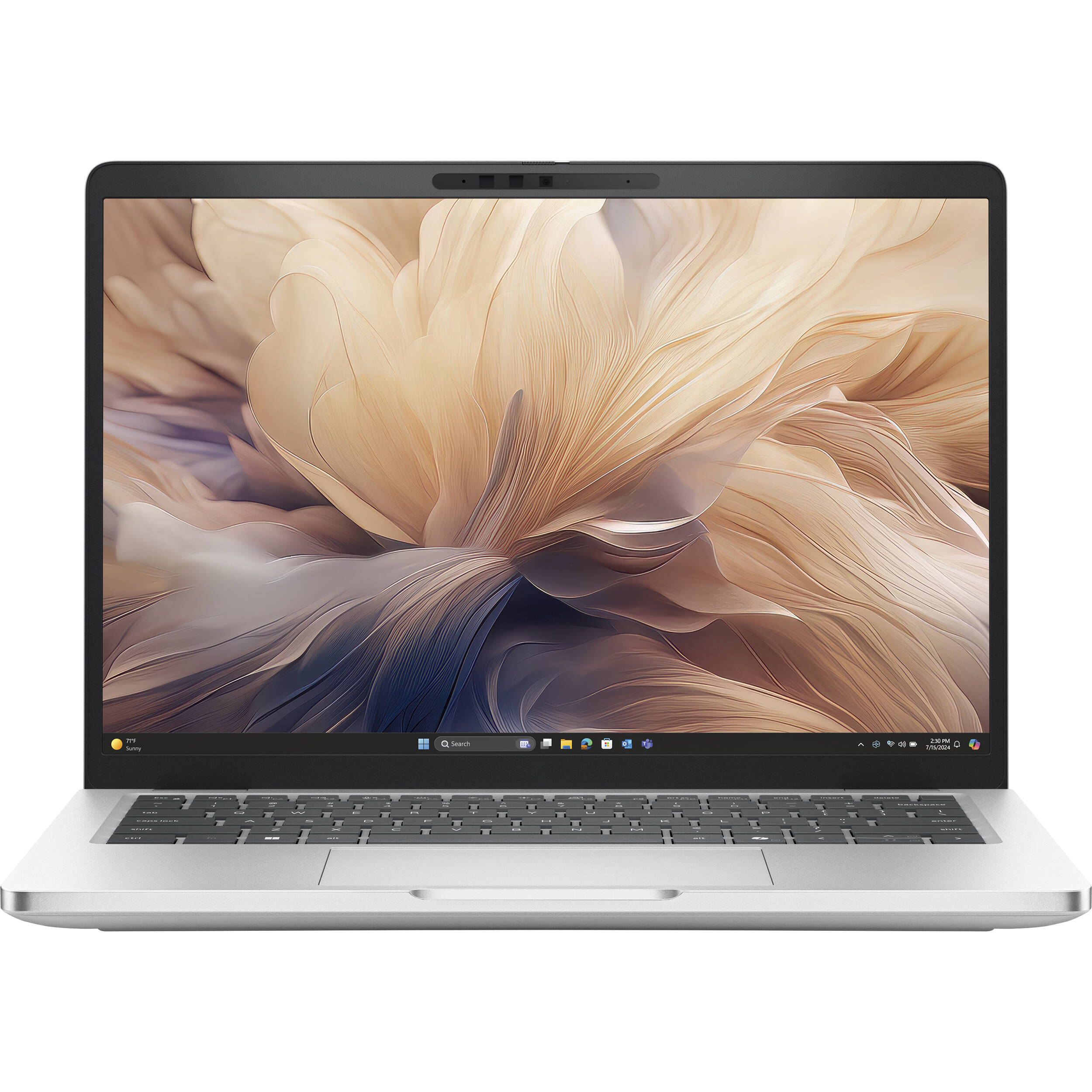 Dell Pro 13 Plus business laptop with 13-inch FHD+ display, Intel Core Ultra 5, and integrated IR camera — view 8