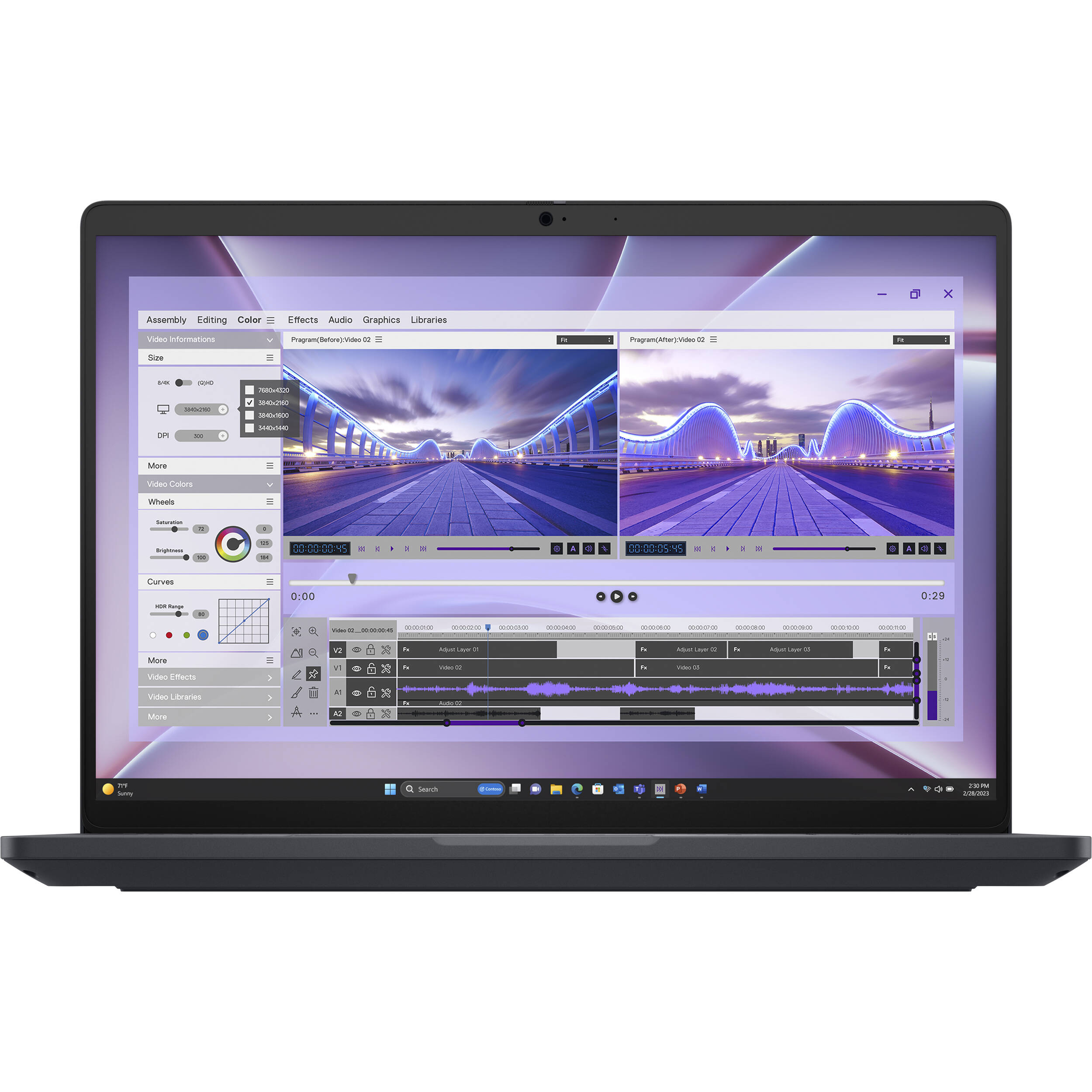 Dell Pro Max 16 business laptop with Intel Core Ultra 7 255H and large 16-inch display — view 6