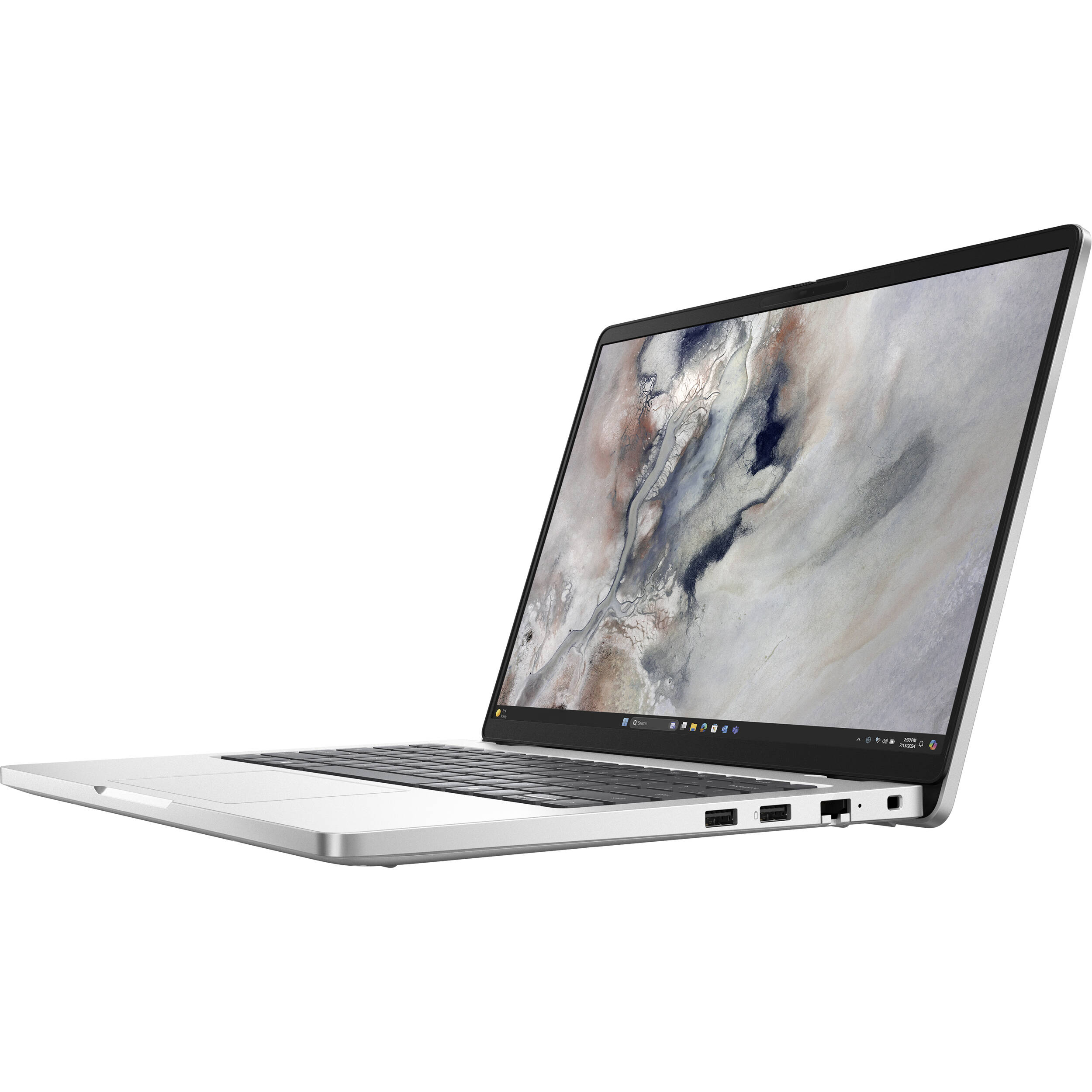 Dell Pro 14 business laptop with 14-inch FHD+ display, Intel Core Ultra 5, and backlit keyboard — view 7