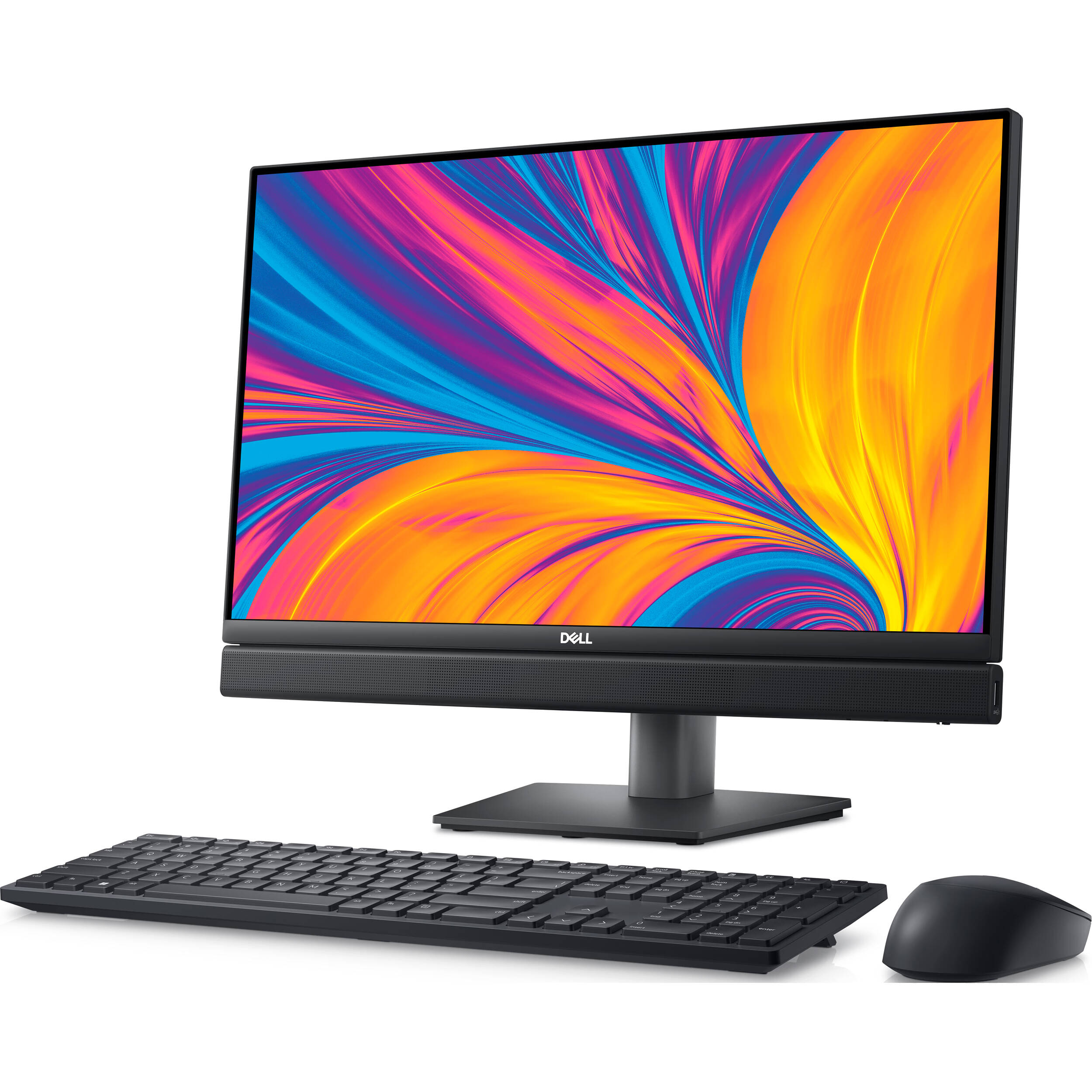Dell OptiPlex 7420 all-in-one thin client with Pentium processor, 8 GB RAM, and 256 GB SSD in black — view 3