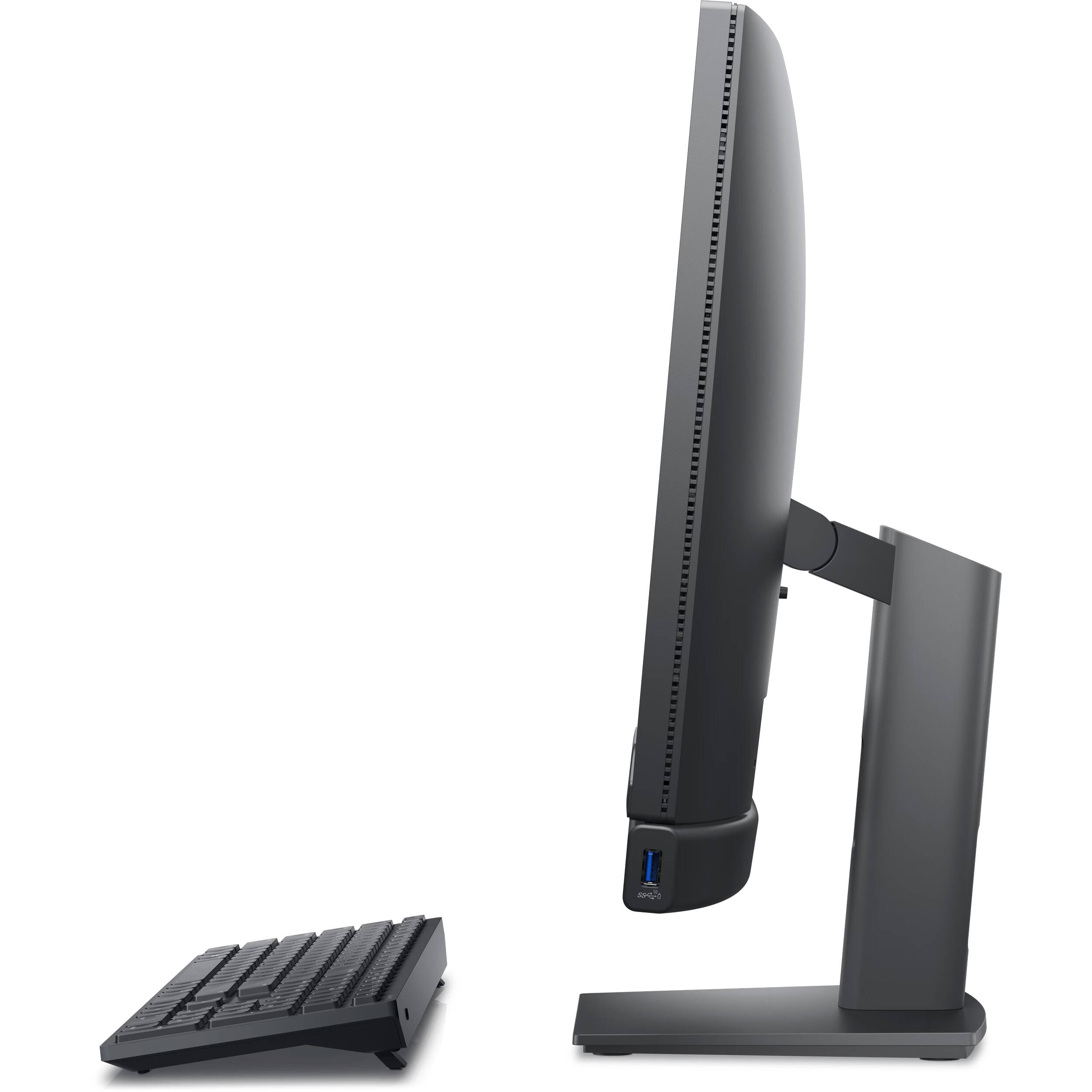 Dell OptiPlex 7420 all-in-one thin client with Pentium processor, 8 GB RAM, and 256 GB SSD in black — view 5