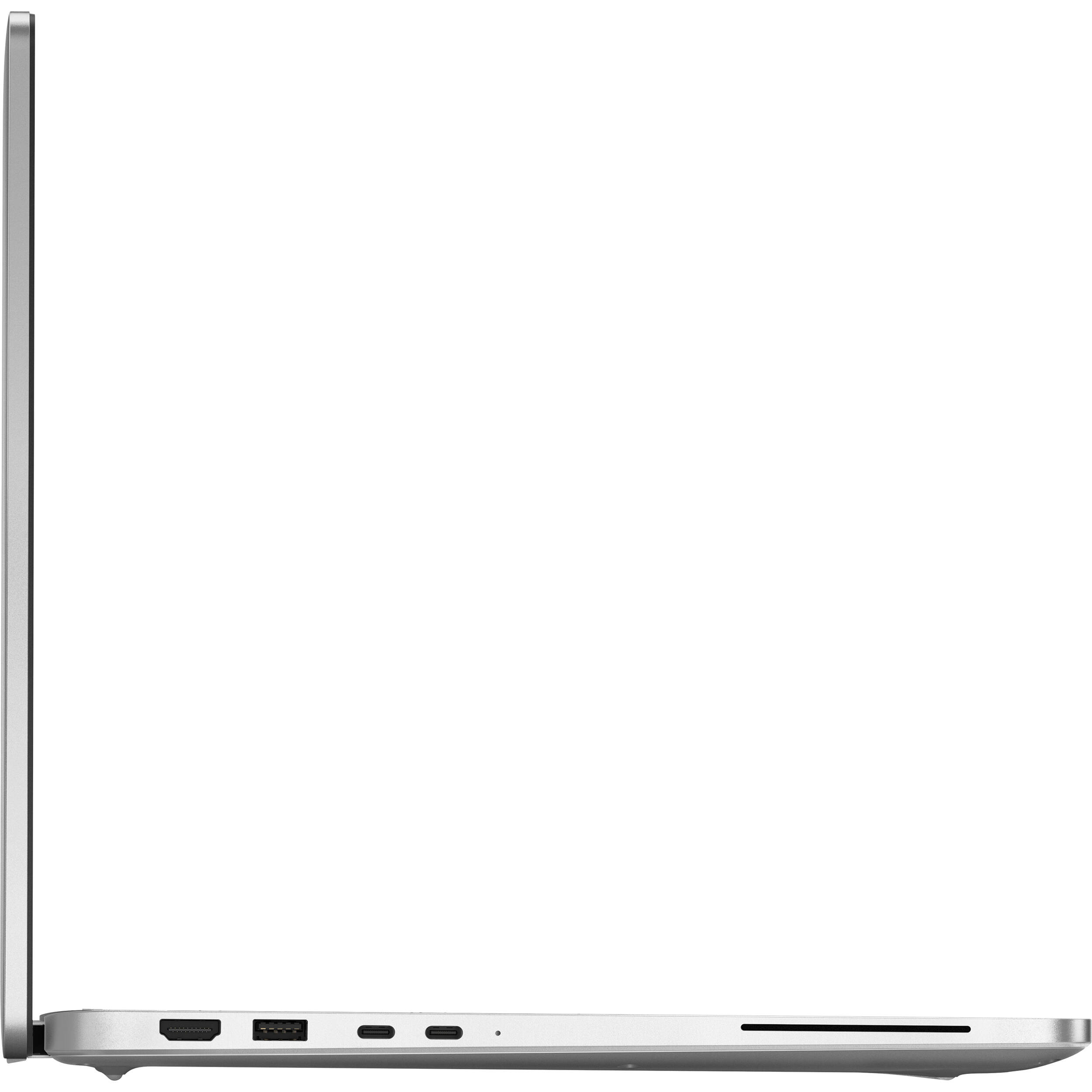 Dell Pro 16 Plus business laptop with 16-inch FHD+ display, Intel Core Ultra 5, and backlit keyboard — view 3