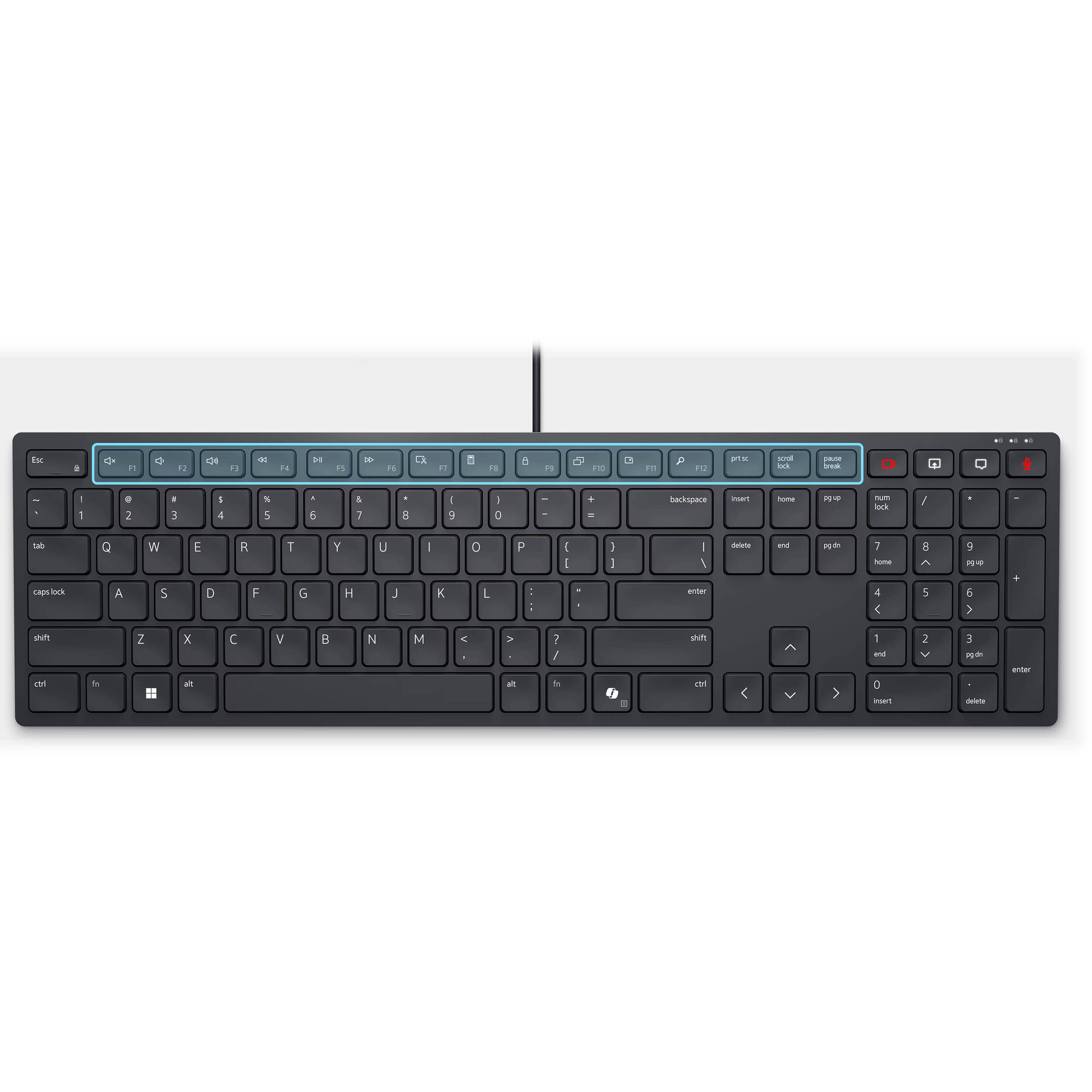 Dell KB525C wired collaboration keyboard for office and shared workspace use — view 8