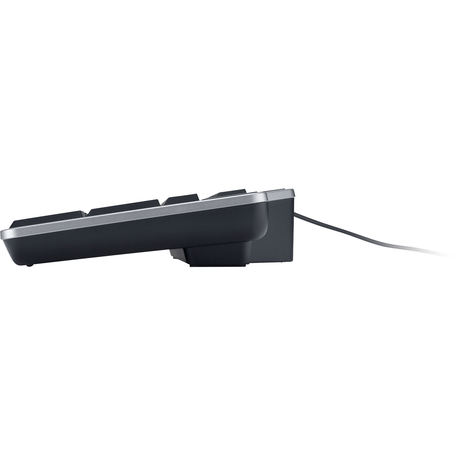 Dell KB813 Smart Card USB Keyboard with full-size layout, palm rest, and black finish — view 6