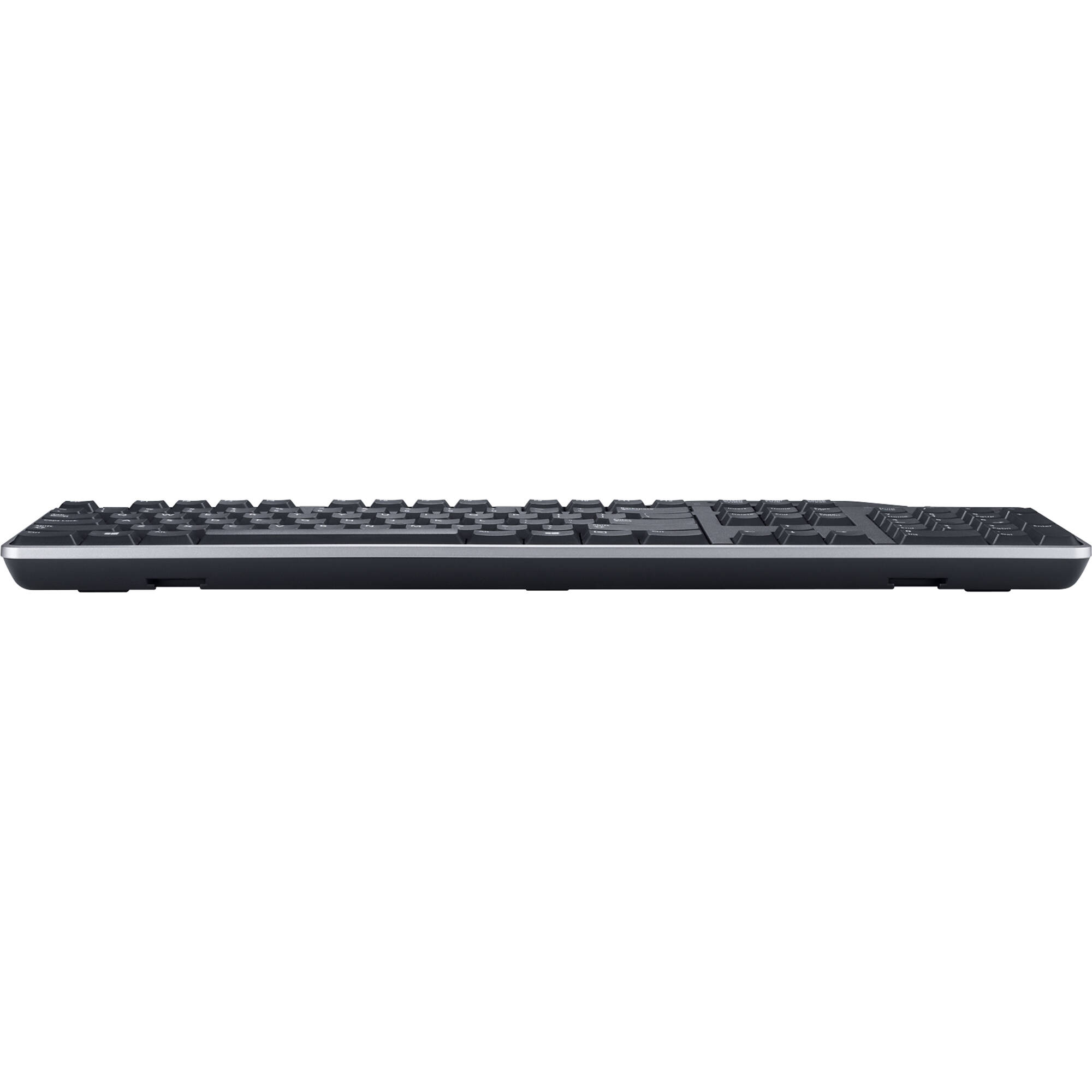Dell KB813 Smart Card USB Keyboard with full-size layout, palm rest, and black finish — view 8