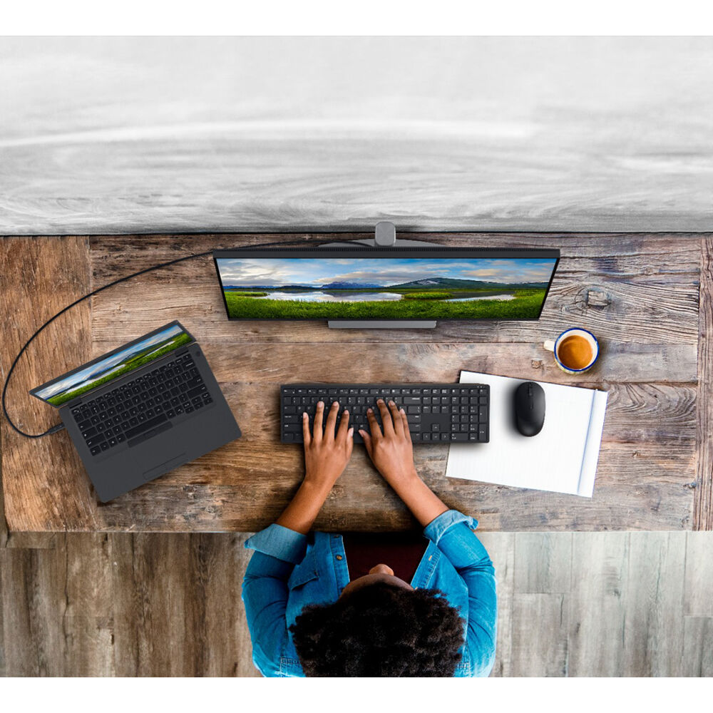 Dell Pro wireless keyboard and mouse combo with full-size keyboard, numeric keypad, and programmable controls — view 10