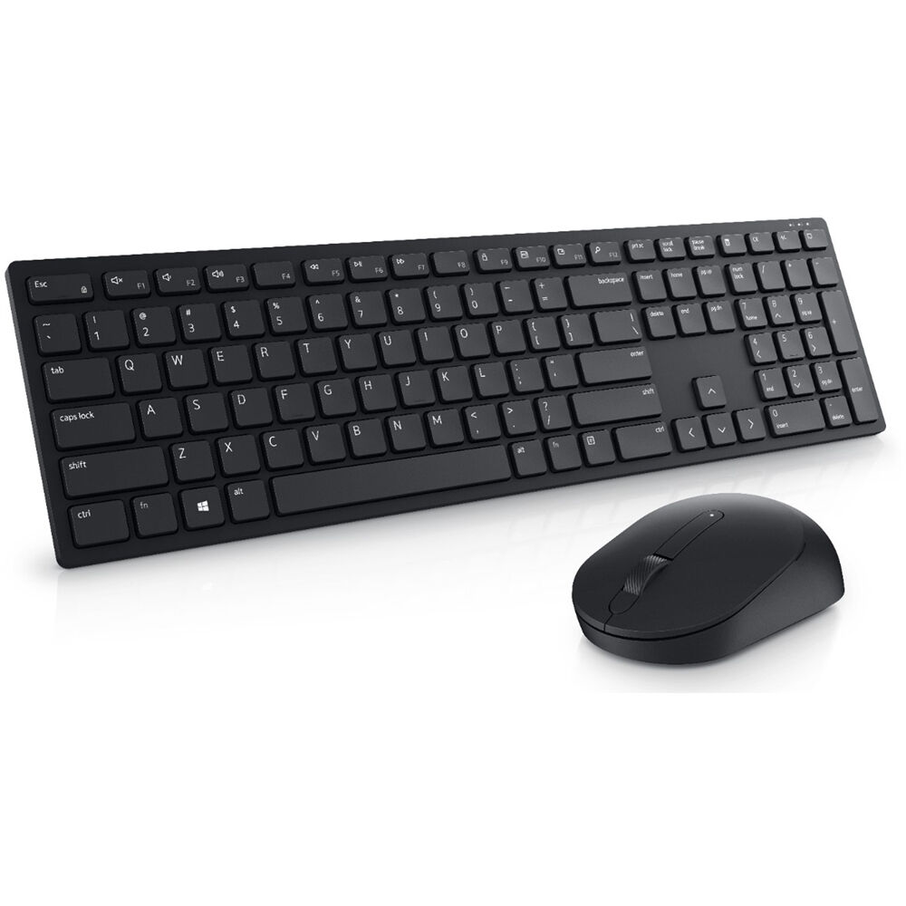 Dell Pro wireless keyboard and mouse combo with full-size keyboard, numeric keypad, and programmable controls — view 3