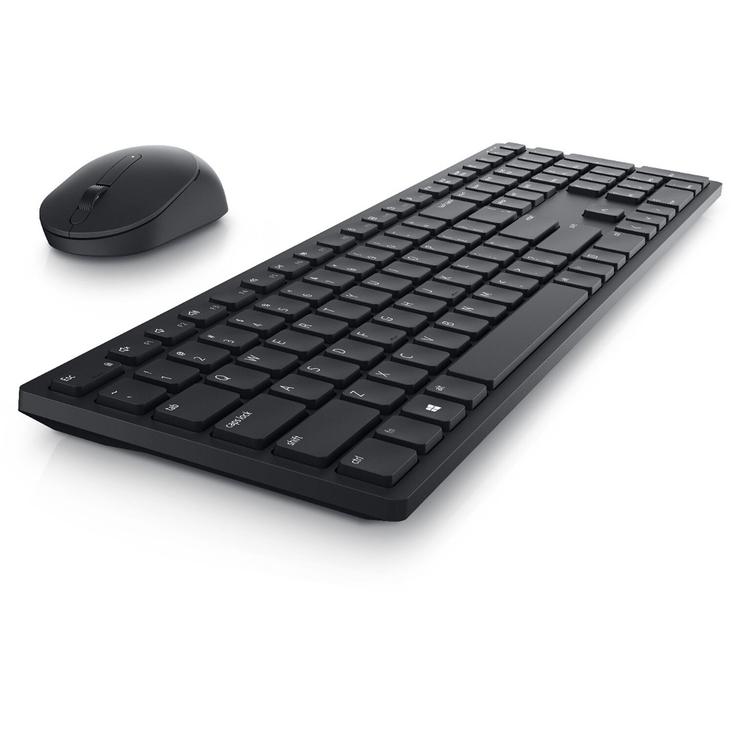Dell Pro wireless keyboard and mouse combo with full-size keyboard, numeric keypad, and programmable controls — view 4