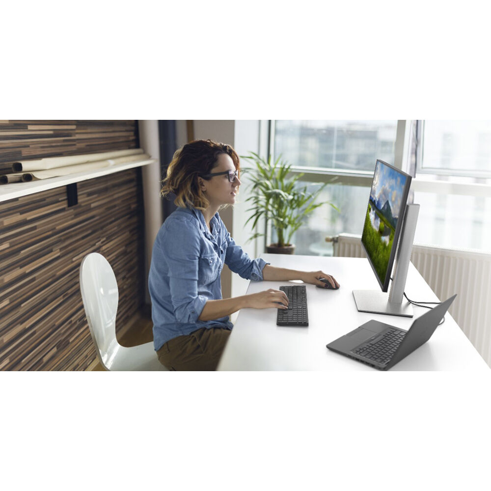Dell Pro wireless keyboard and mouse combo with full-size keyboard, numeric keypad, and programmable controls — view 9