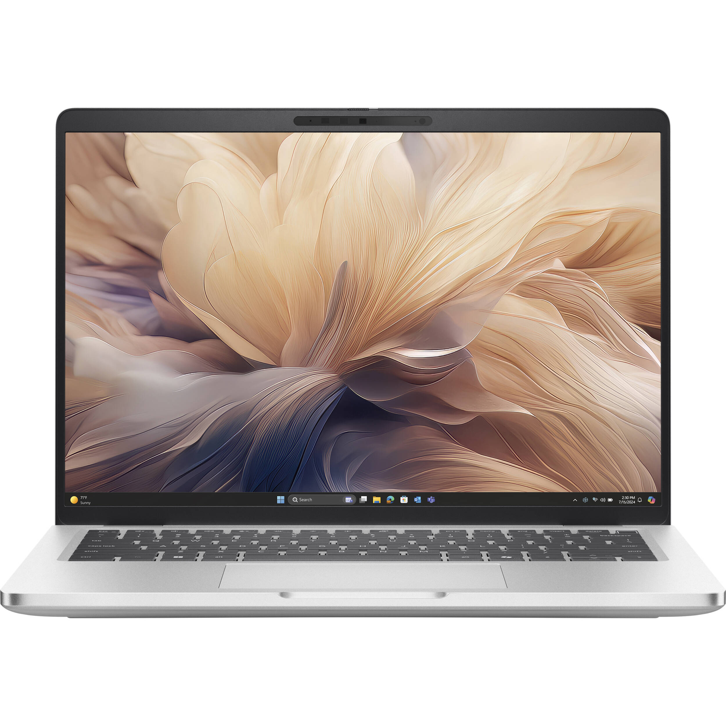 Dell Pro 14 Plus business laptop with 14-inch FHD+ display, Ultra 7 265U, and IR camera — view 7