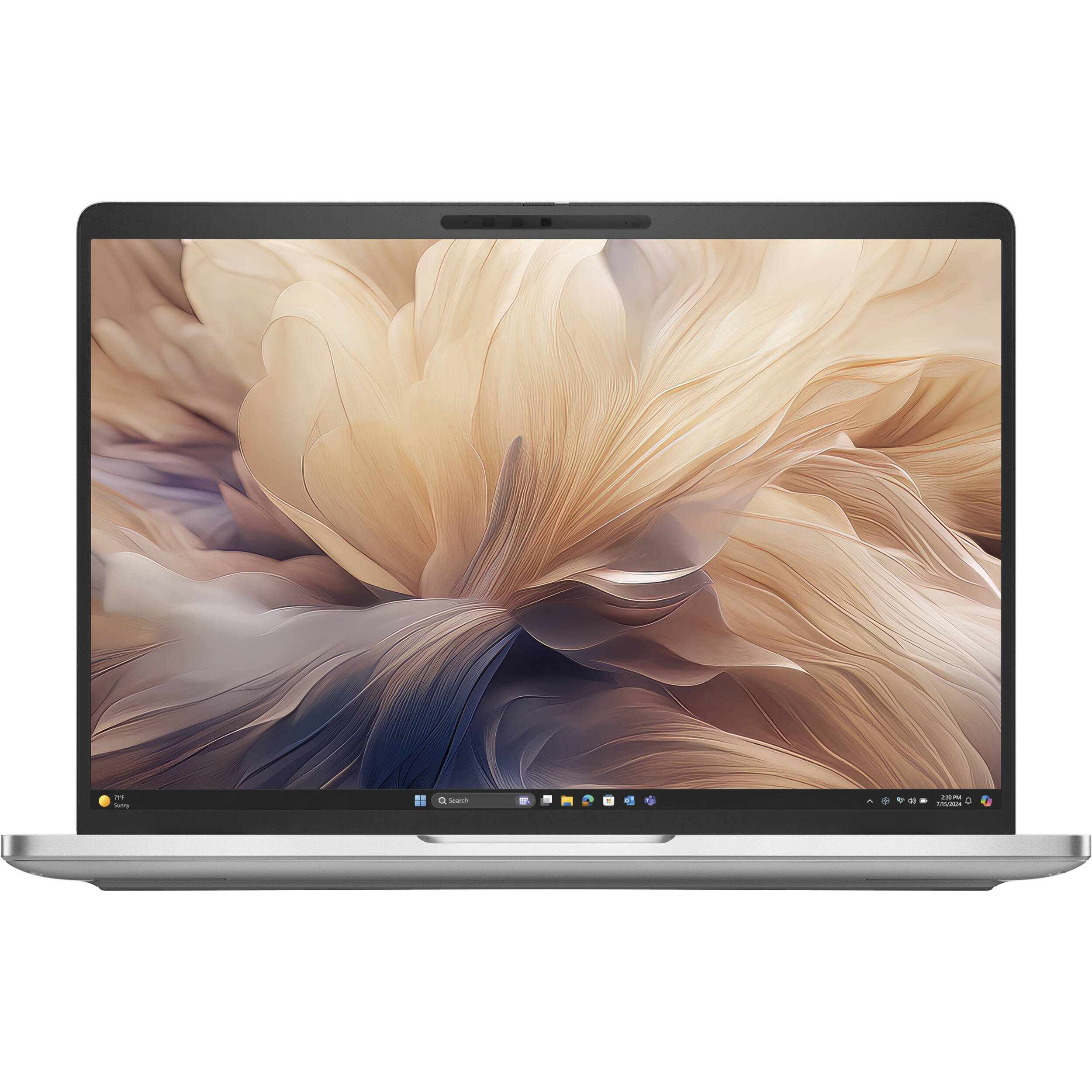 Dell Pro 14 Plus business laptop with 14-inch FHD+ display, IR camera, and backlit keyboard — view 6