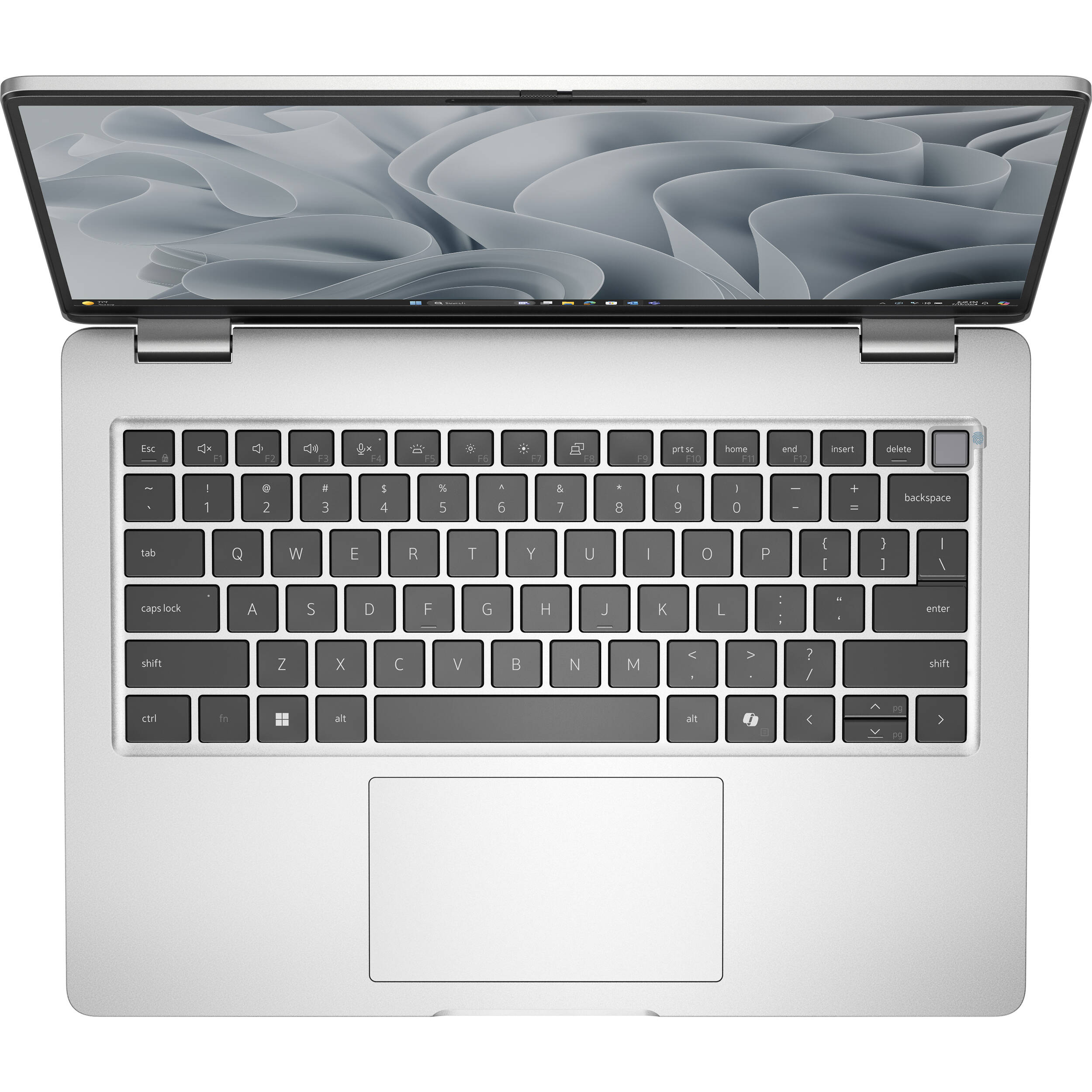 Dell Pro 14 business laptop with FHD+ display, AMD Ryzen AI 350, infrared camera, and backlit keyboard — view 5