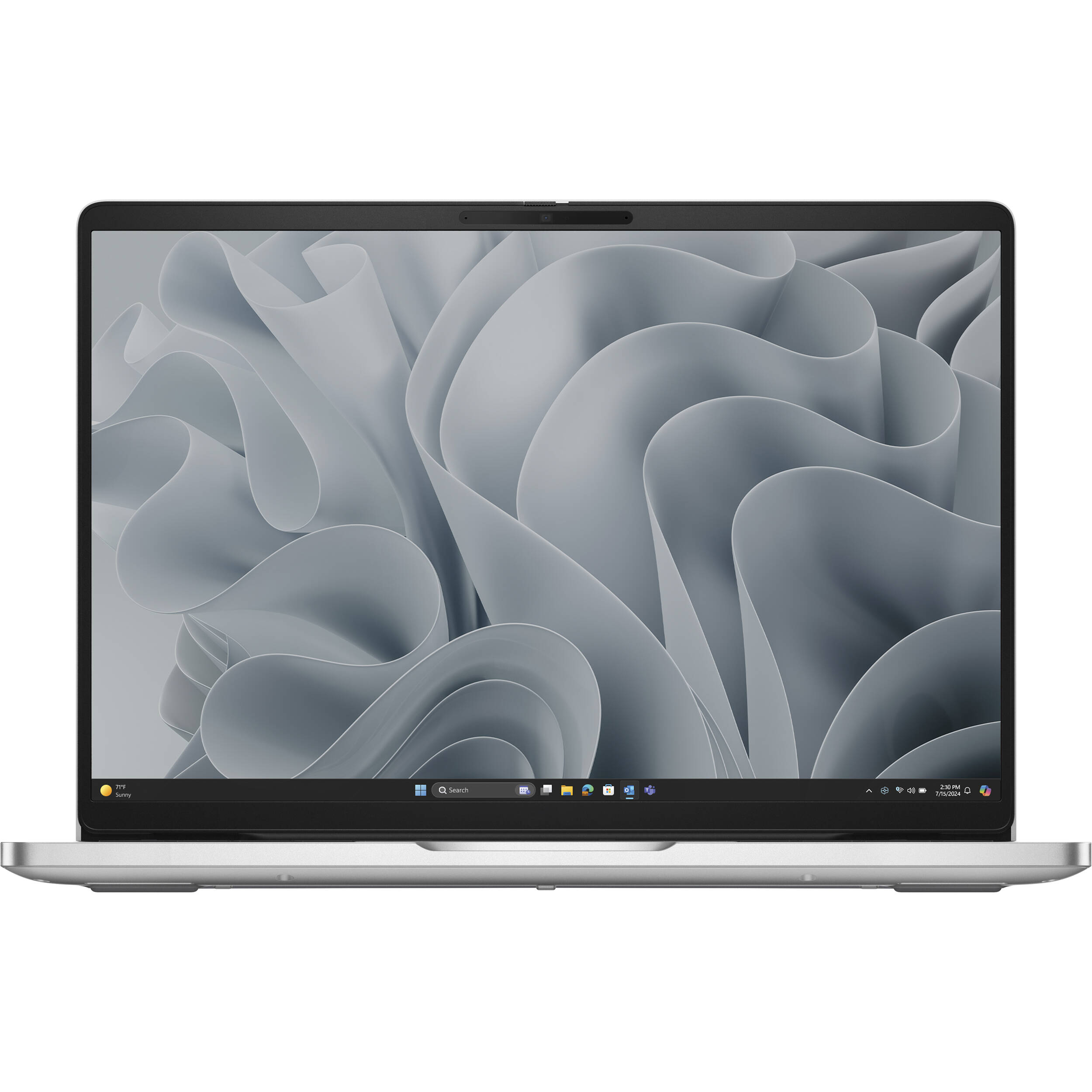 Dell Pro 14 business laptop with FHD+ display, AMD Ryzen AI 350, infrared camera, and backlit keyboard — view 6