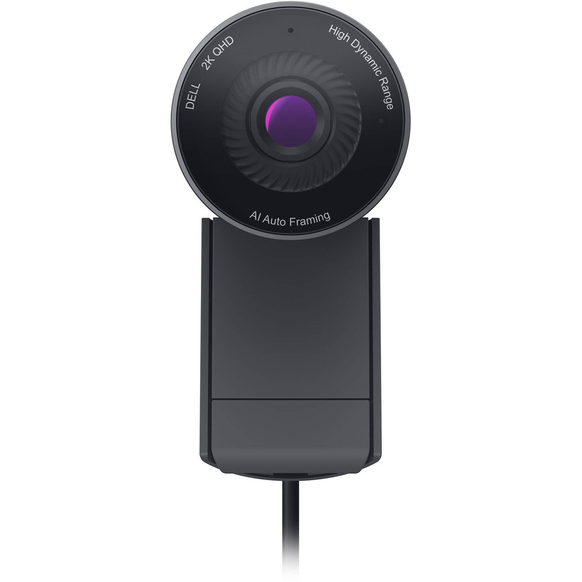 Dell Pro 2K Webcam with USB connectivity and autofocus for professional meetings — view 2
