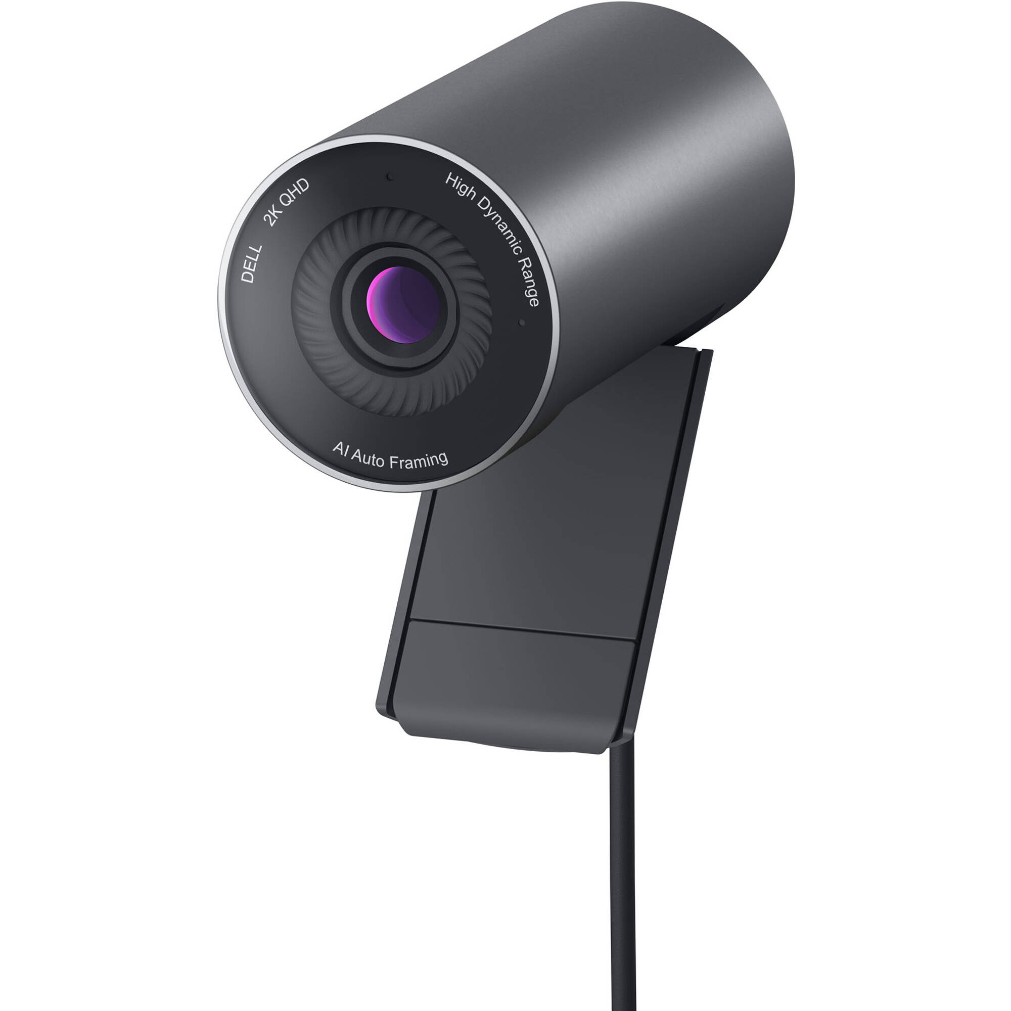 Dell Pro 2K Webcam with USB connectivity and autofocus for professional meetings — view 3
