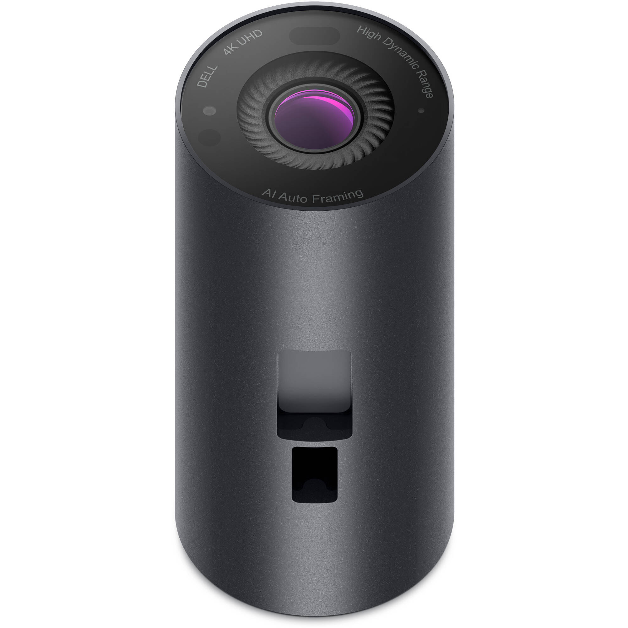 Dell UltraSharp Webcam WB7022-DDAO with 4K video, privacy shutter, and USB-C connection — view 4