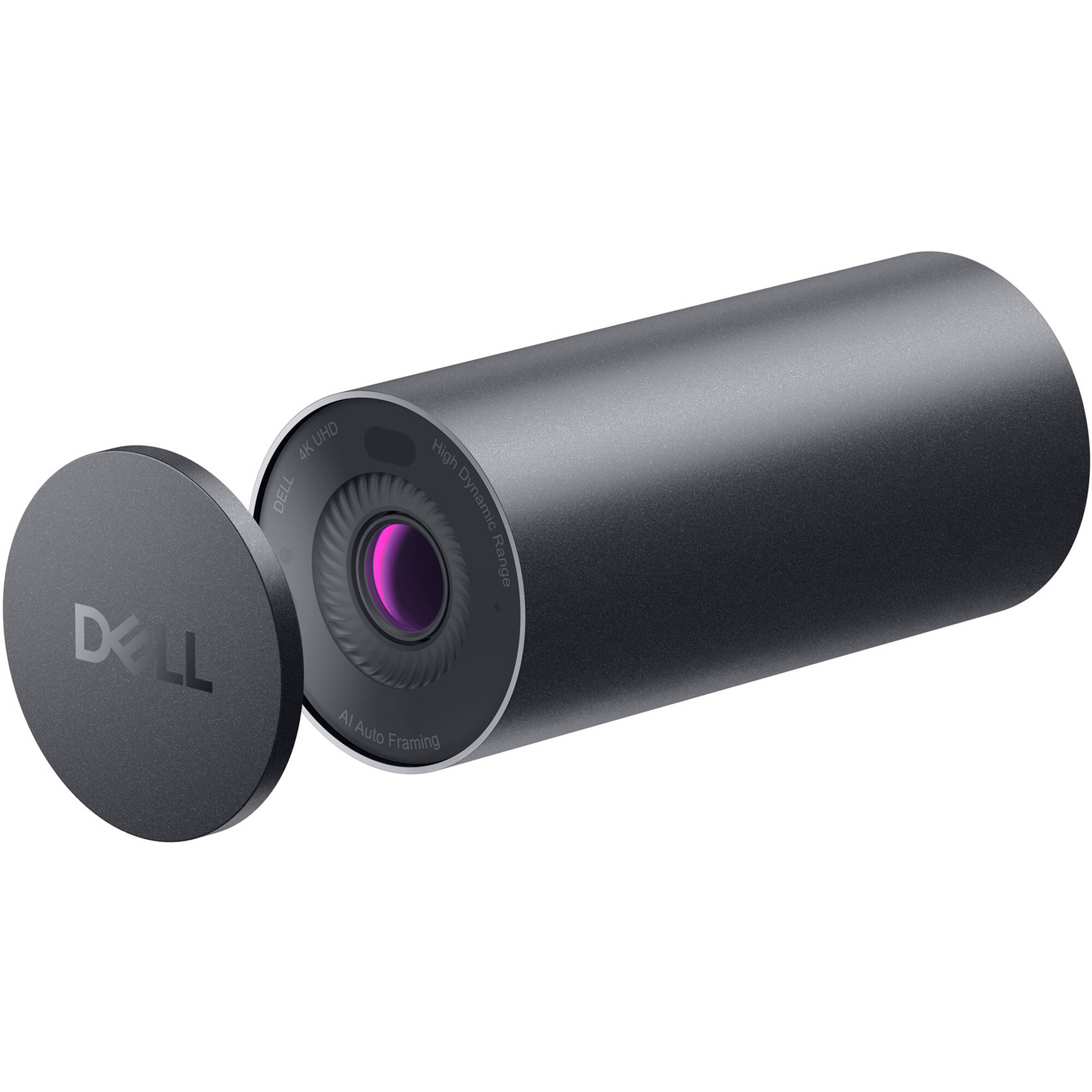 Dell UltraSharp Webcam WB7022-DDAO with 4K video, privacy shutter, and USB-C connection — view 7
