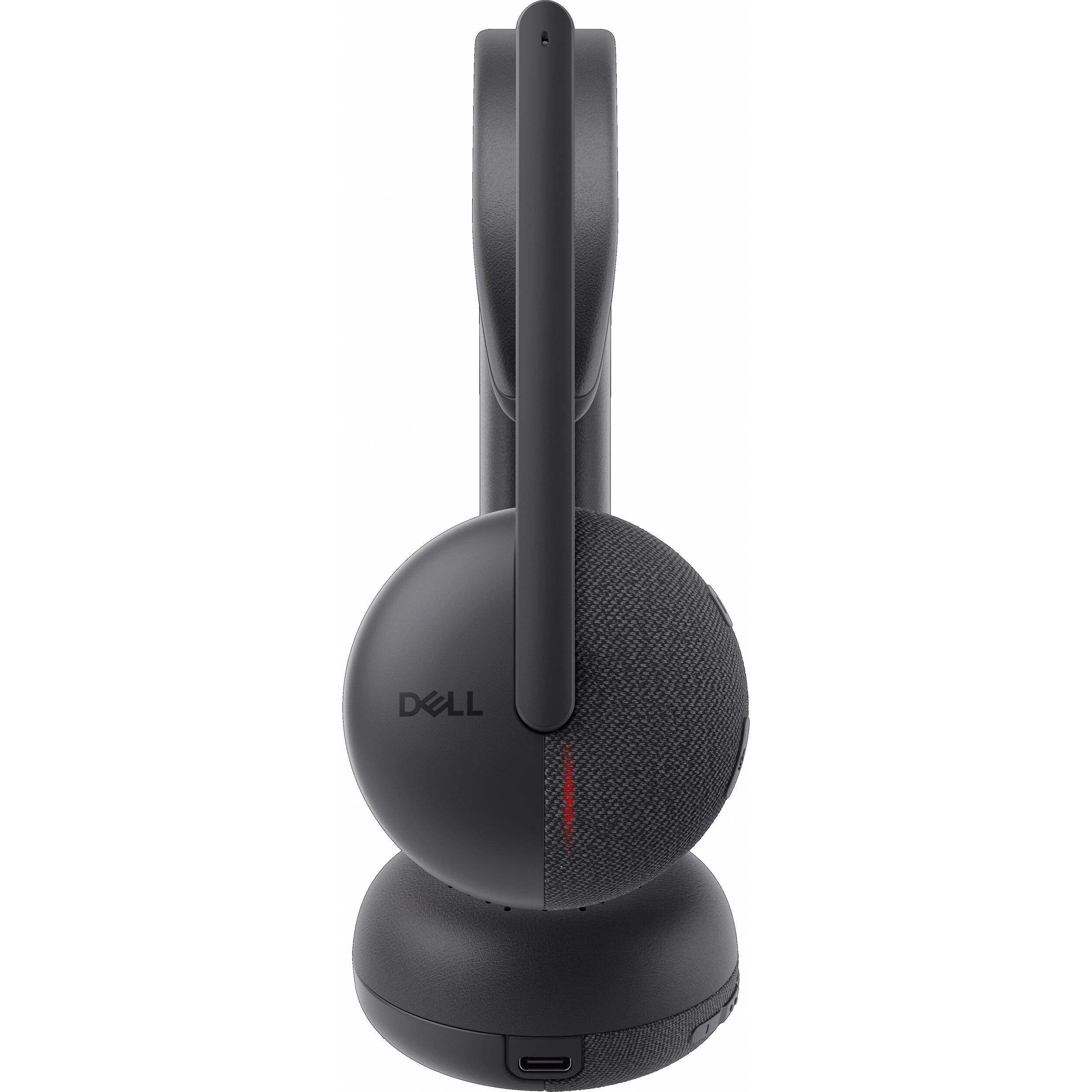 Dell Wireless Headset WL3024 dual-ear wireless headset with boom microphone for business calls — view 2