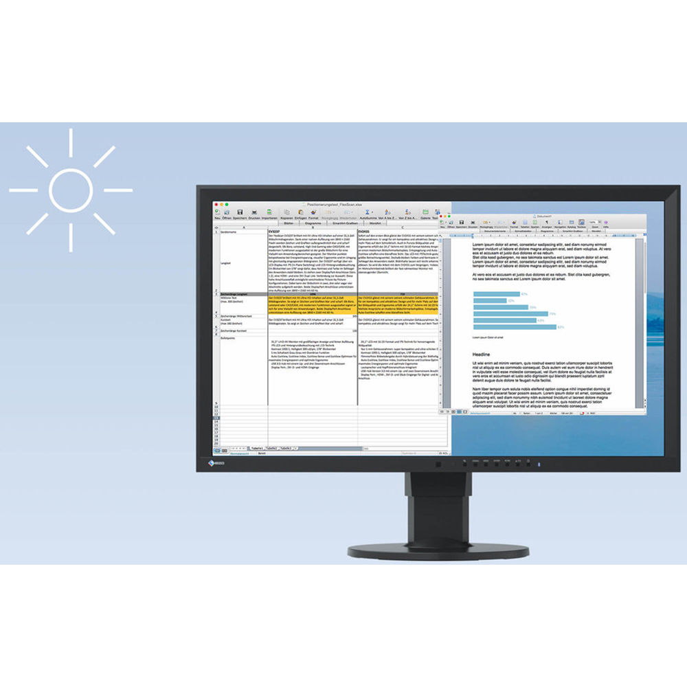 EIZO S1934H-BK 19-inch LED monitor with 1,280 x 1,024 resolution and VGA DVI-D inputs — view 13