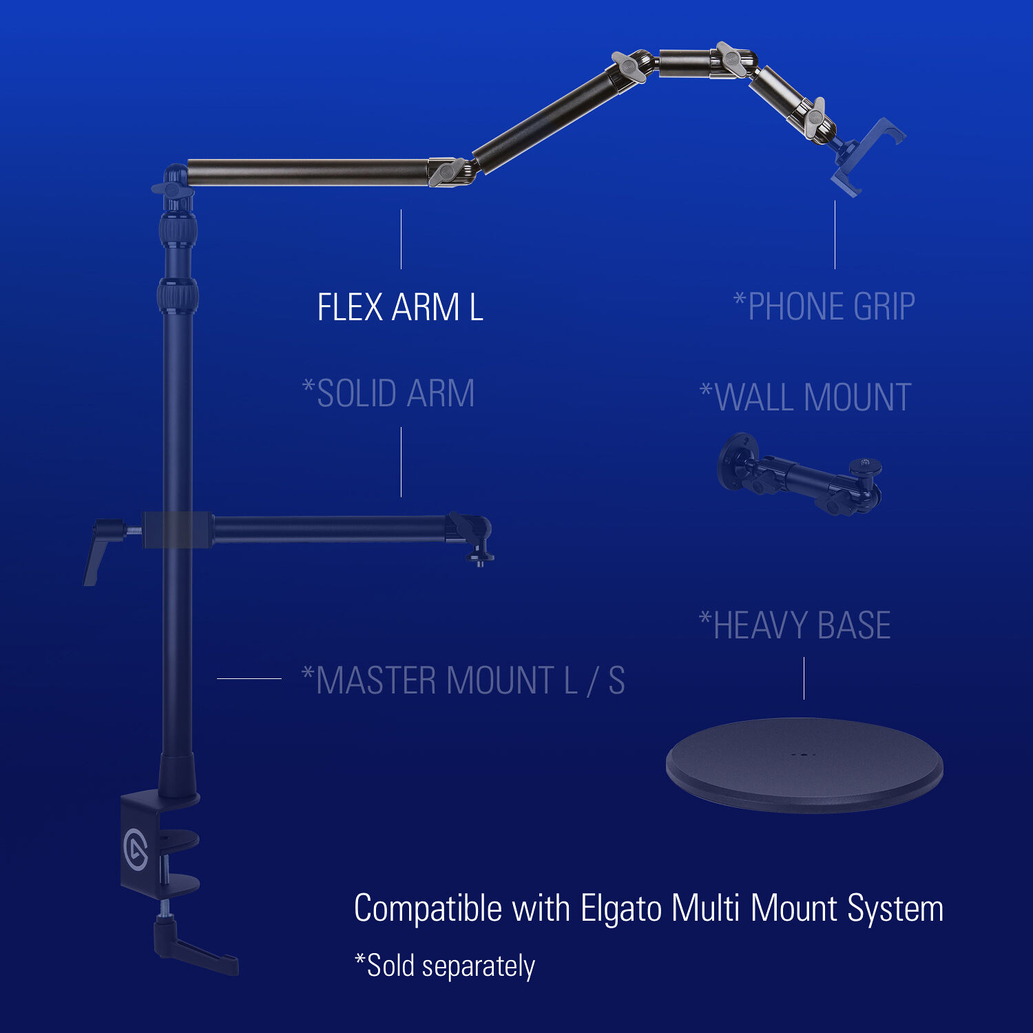 Elgato Master Mount L for Multi Mount rigging system accessory mount — view 5