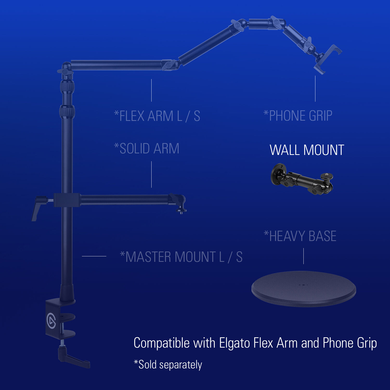 WALL MOUNT FOR ELGATO MULTI MOUNT RIGGING SYSTEM — view 10