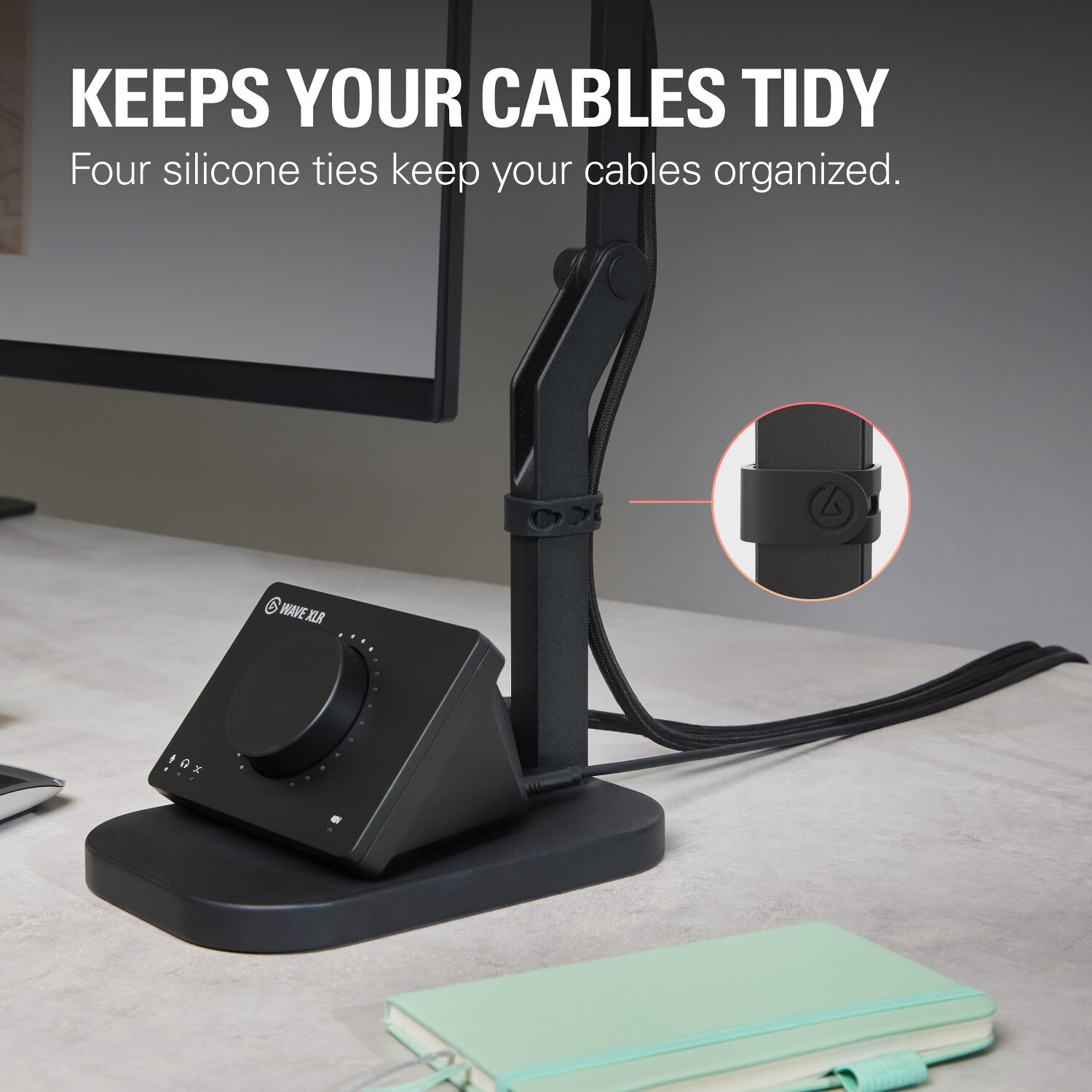 Elgato Wave Desk Stand for stable desktop microphone placement — view 10