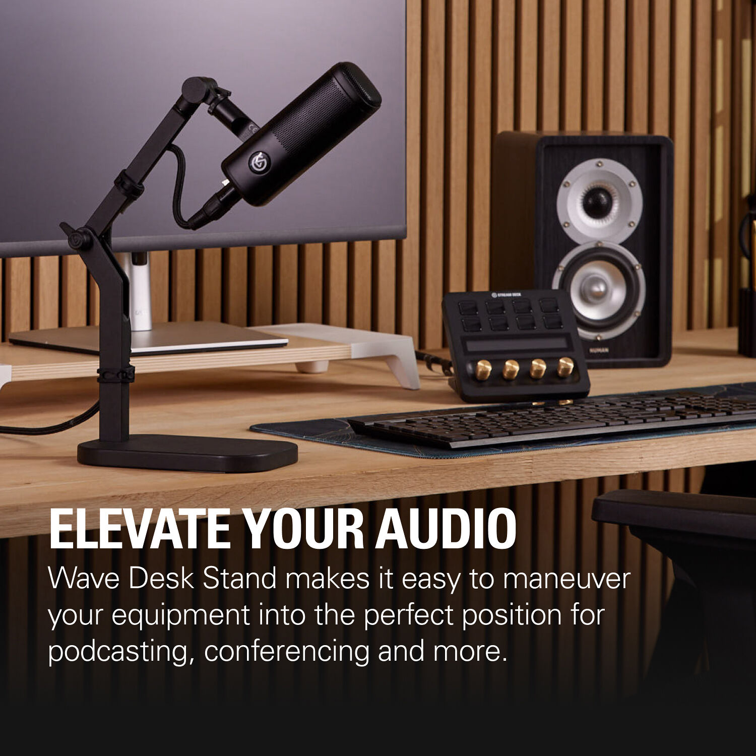 Elgato Wave Desk Stand for stable desktop microphone placement — view 5