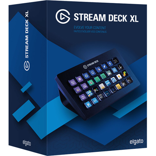 Elgato Stream Deck XL desktop control pad with 32 customizable LCD keys — view 6