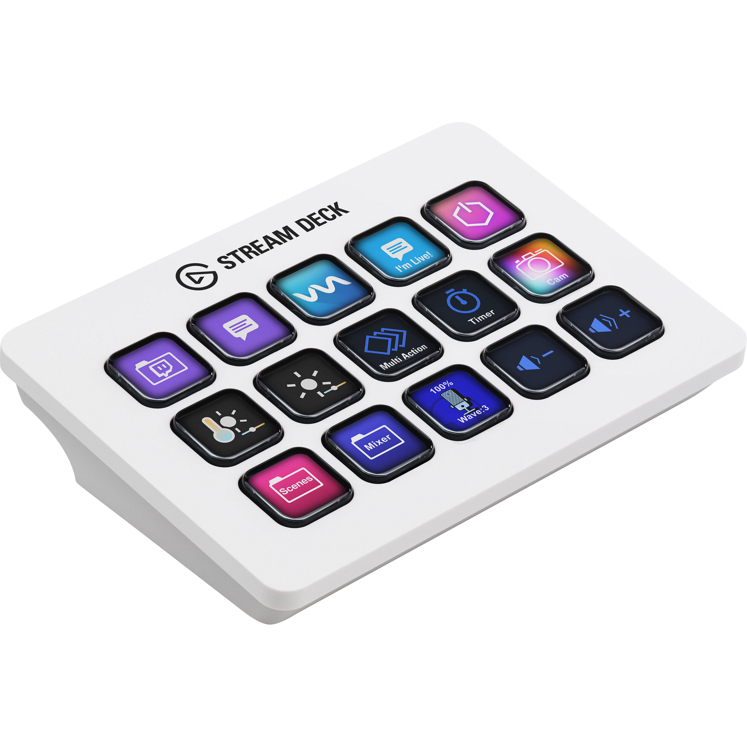 STREAM DECK MK.2 (WHITE) — view 4
