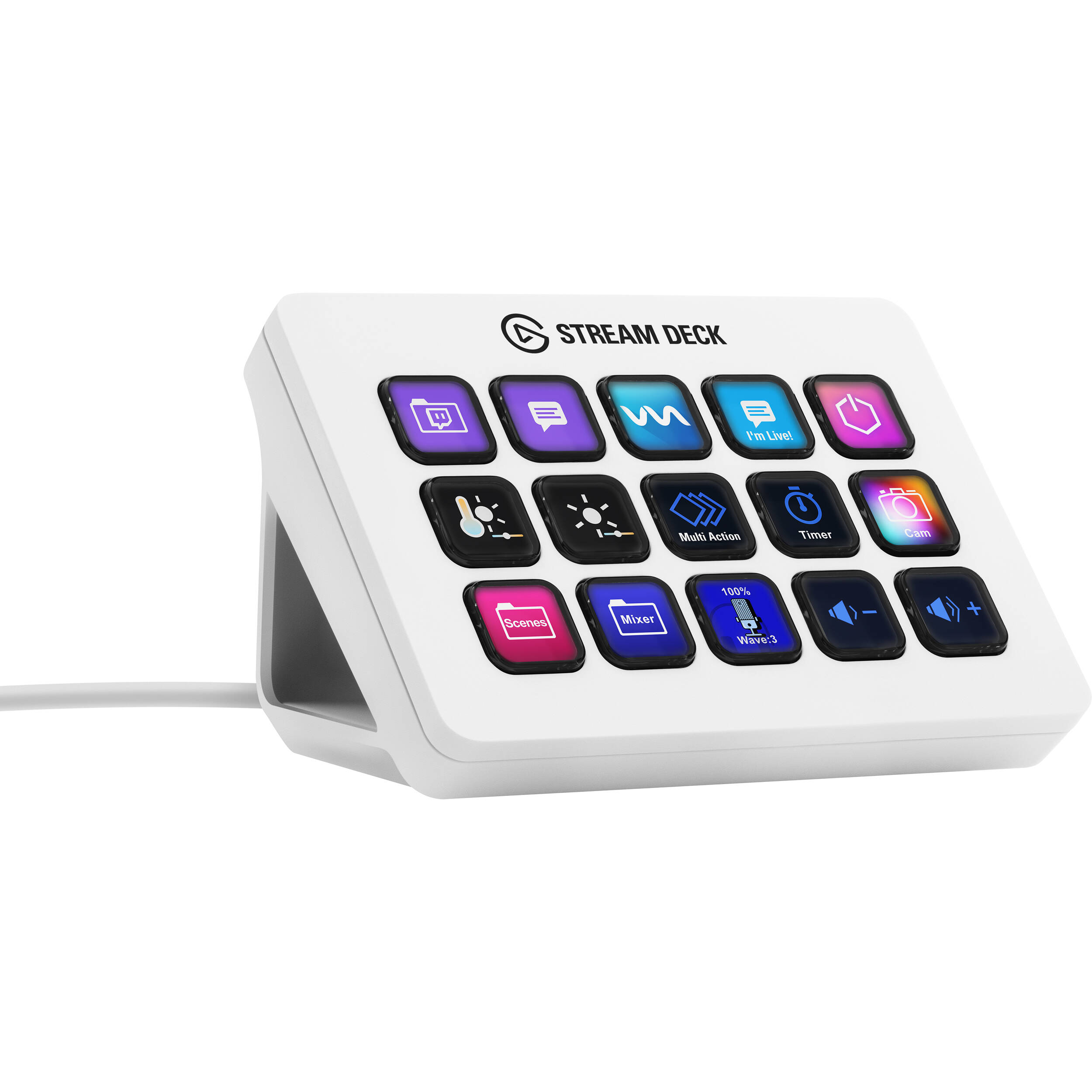 STREAM DECK MK.2 (WHITE) — view 5