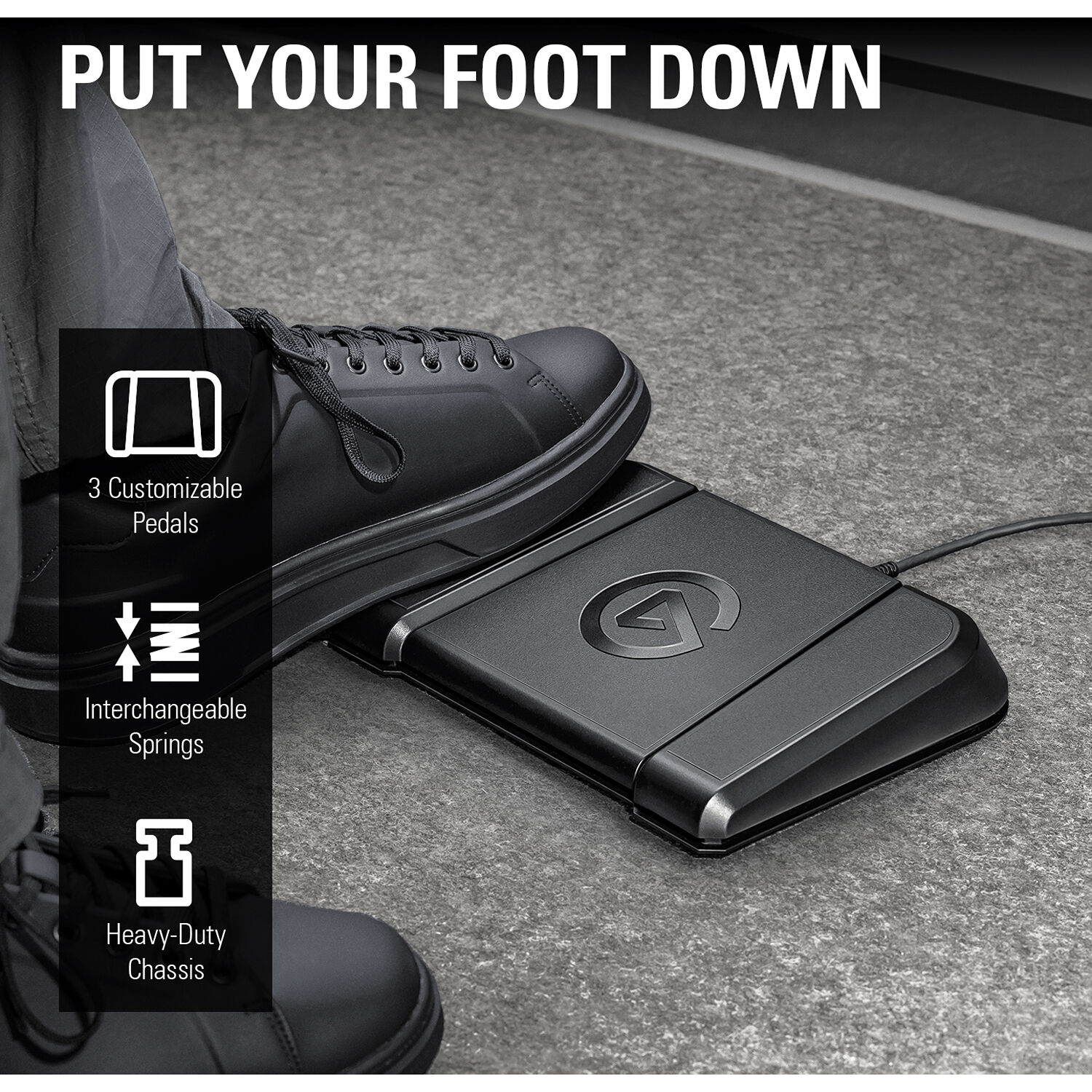 Corsair Stream Deck Foot Pedal for hands-free workflow control — view 20