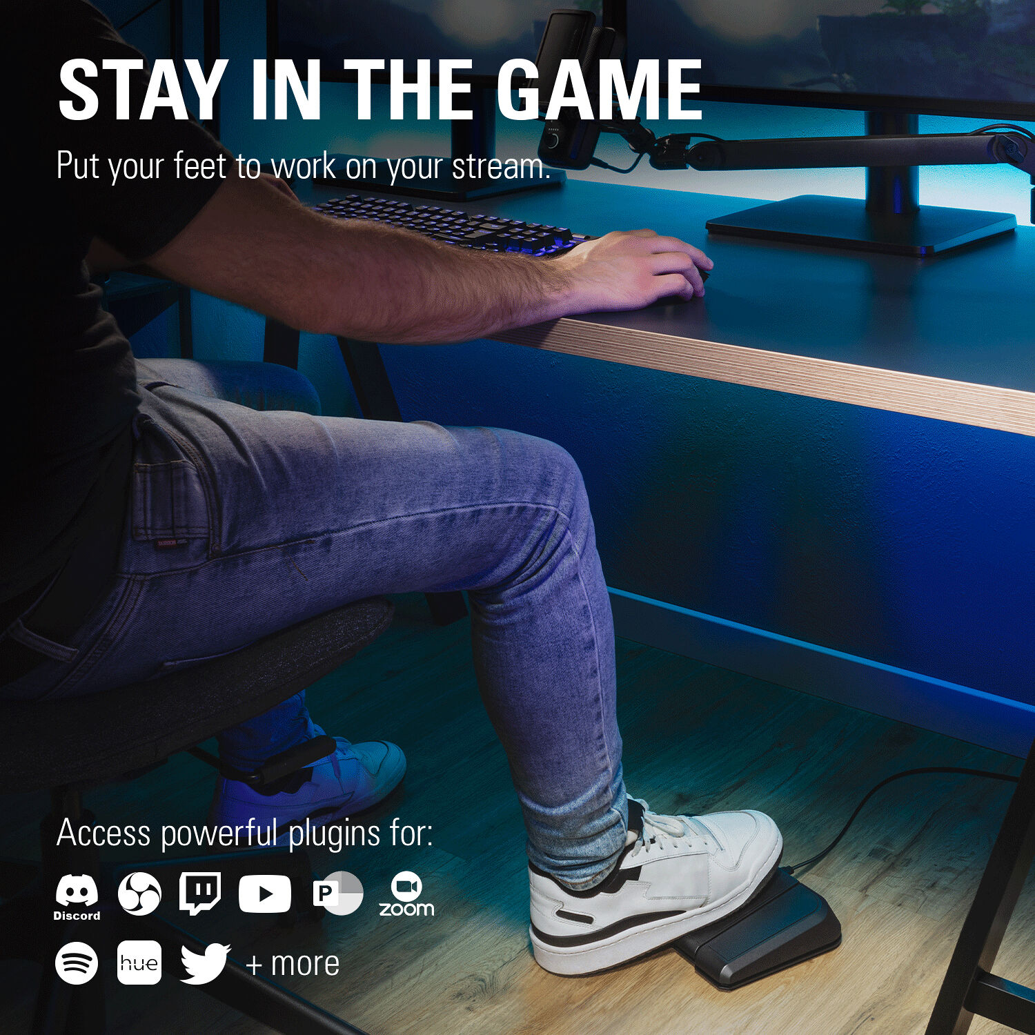 Corsair Stream Deck Foot Pedal for hands-free workflow control — view 21