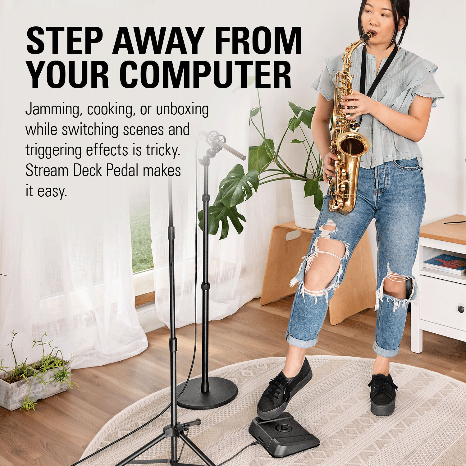Corsair Stream Deck Foot Pedal for hands-free workflow control — view 22