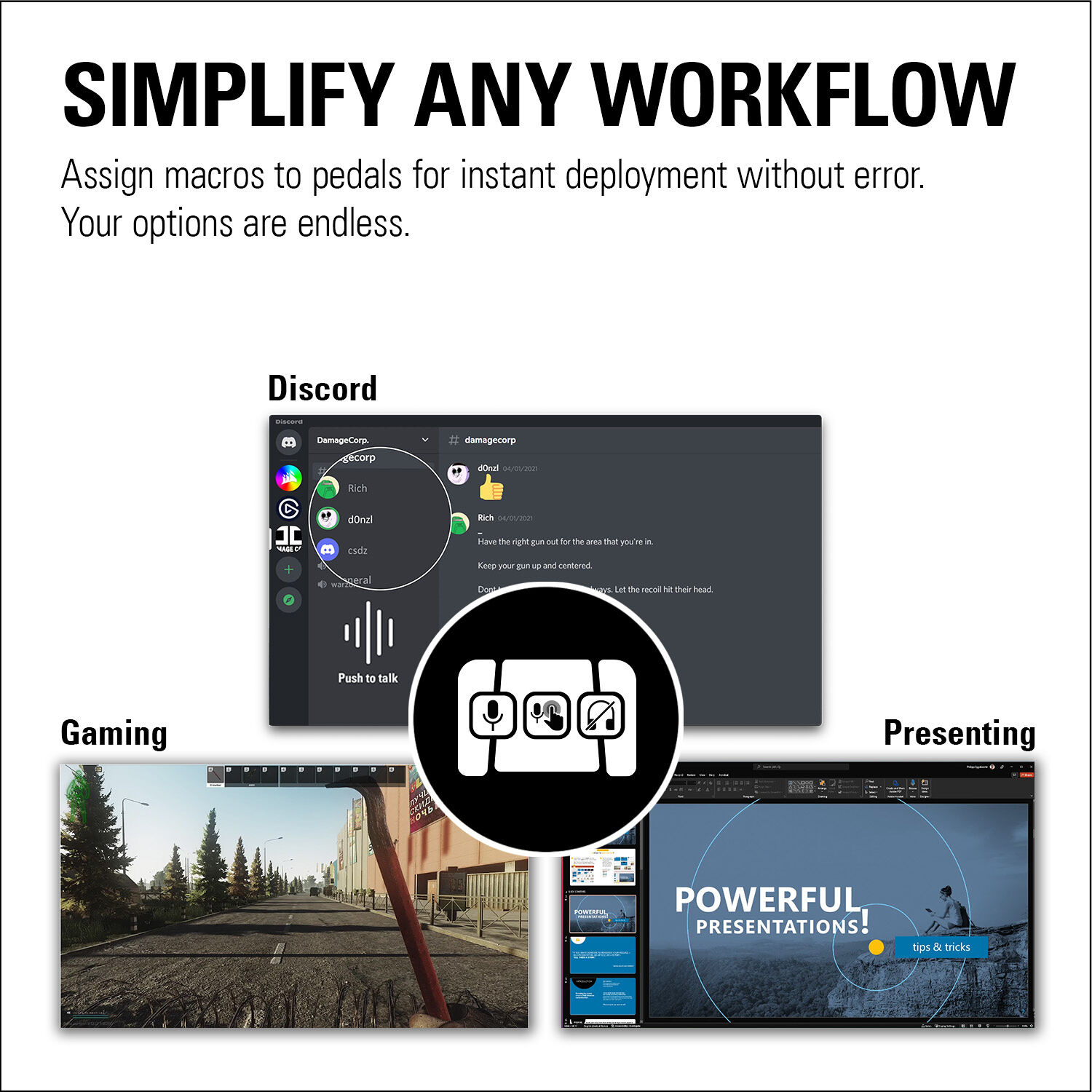 Corsair Stream Deck Foot Pedal for hands-free workflow control — view 23