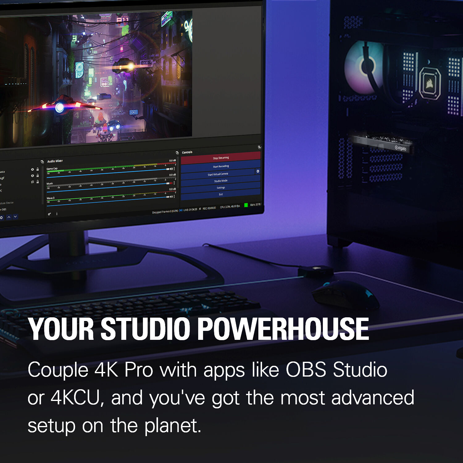 Corsair GAME CAPTURE 4K PRO PCIe capture card for 4K streaming and recording — view 12