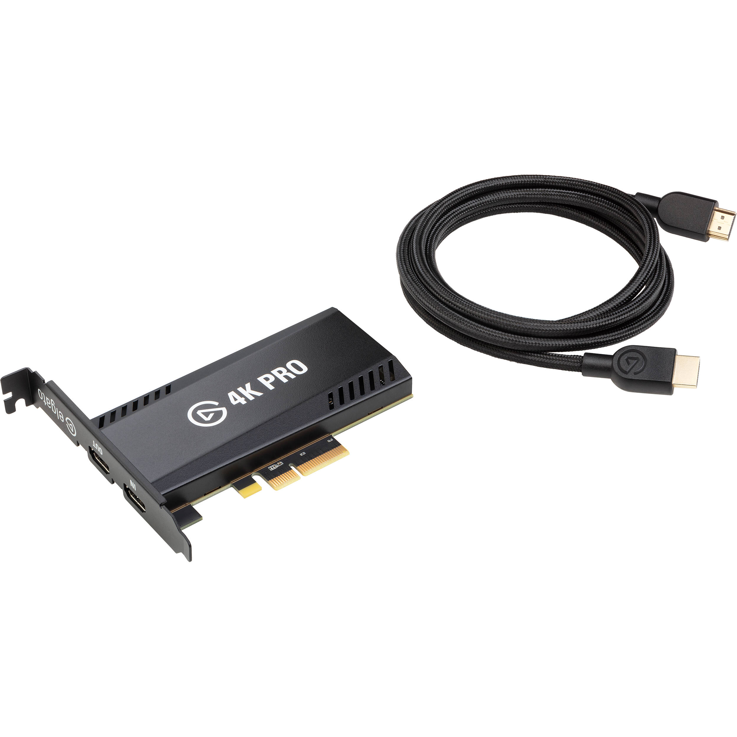 Corsair GAME CAPTURE 4K PRO PCIe capture card for 4K streaming and recording — view 4