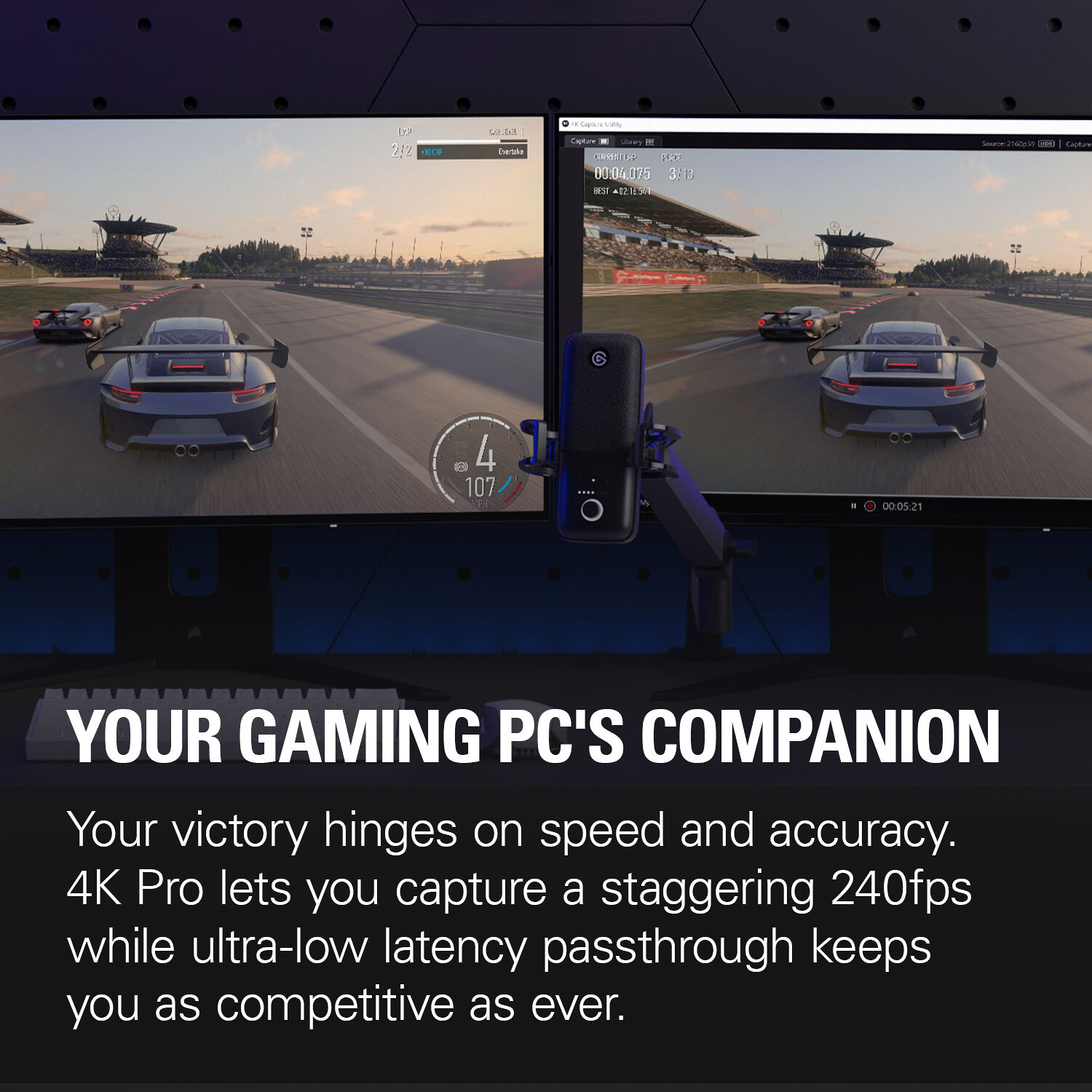 Corsair GAME CAPTURE 4K PRO PCIe capture card for 4K streaming and recording — view 9