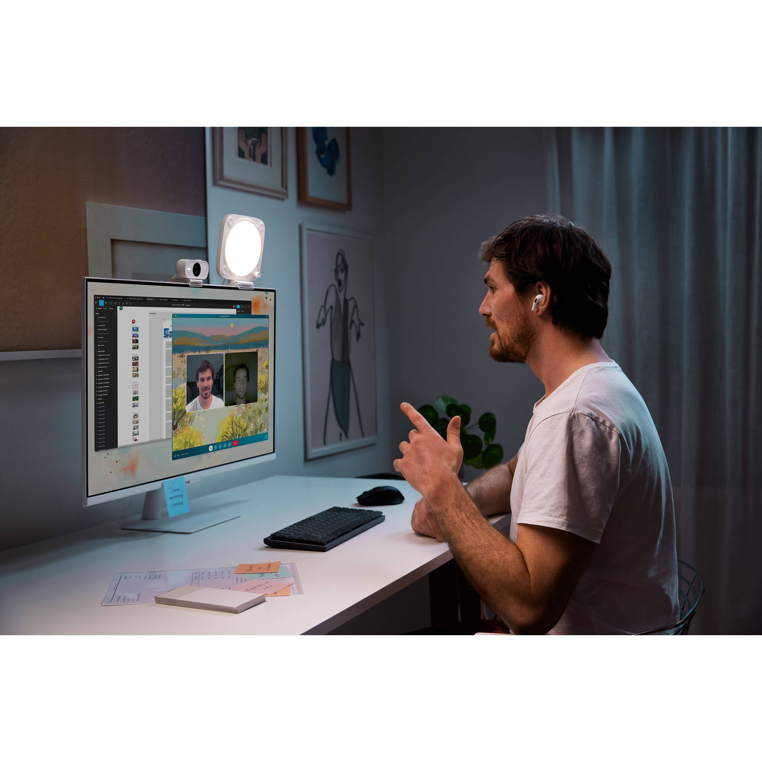Elgato Key Light Neo desktop streaming key light for face-cam and home office lighting — view 16