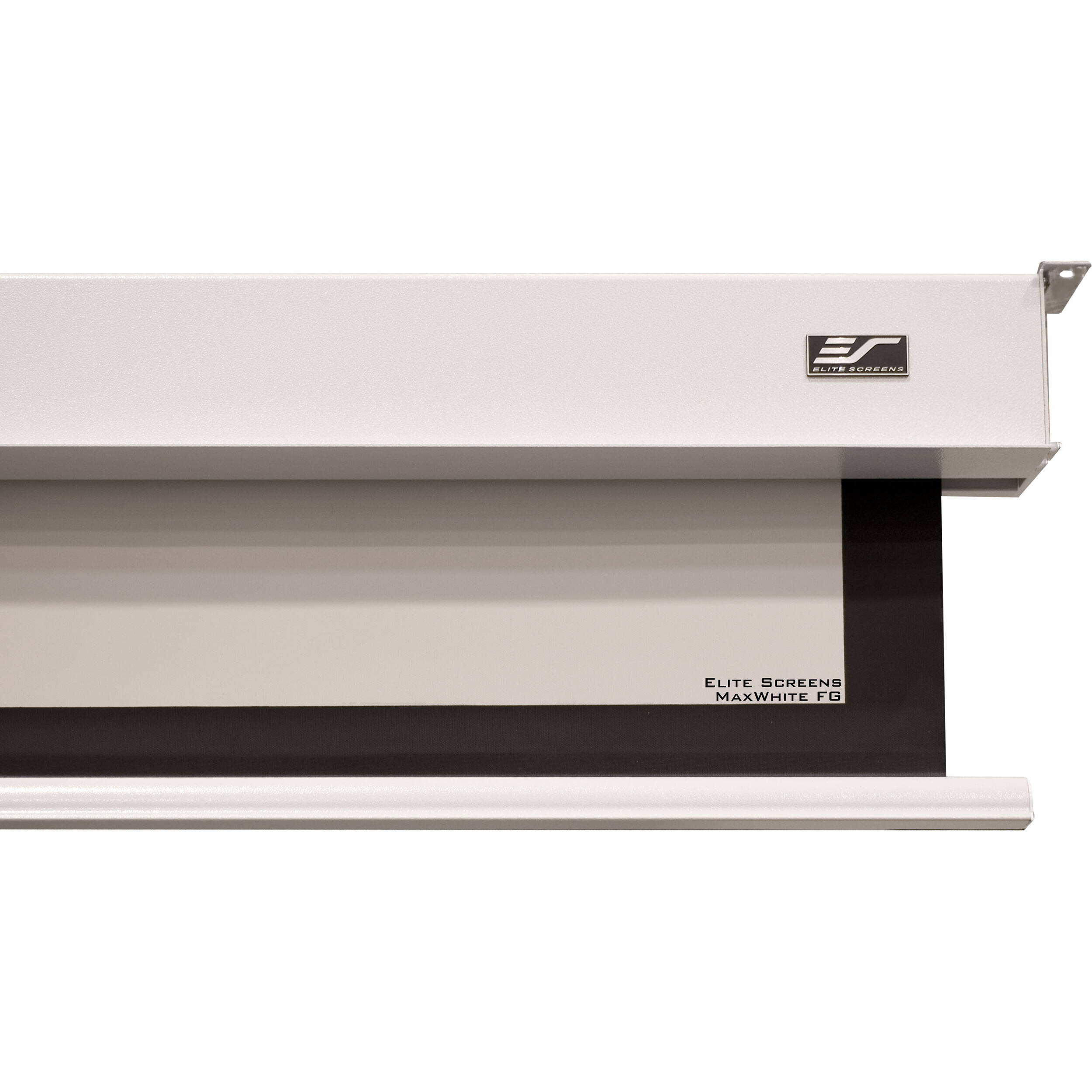 Elite Screens Evanesce B recessed in-ceiling 110-inch 16:9 motorized projector screen — view 6