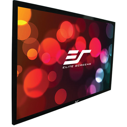 Sable Frame2 180" Elite Screens ER180WH2 16:9 | Fixed Frame, Wall Mount