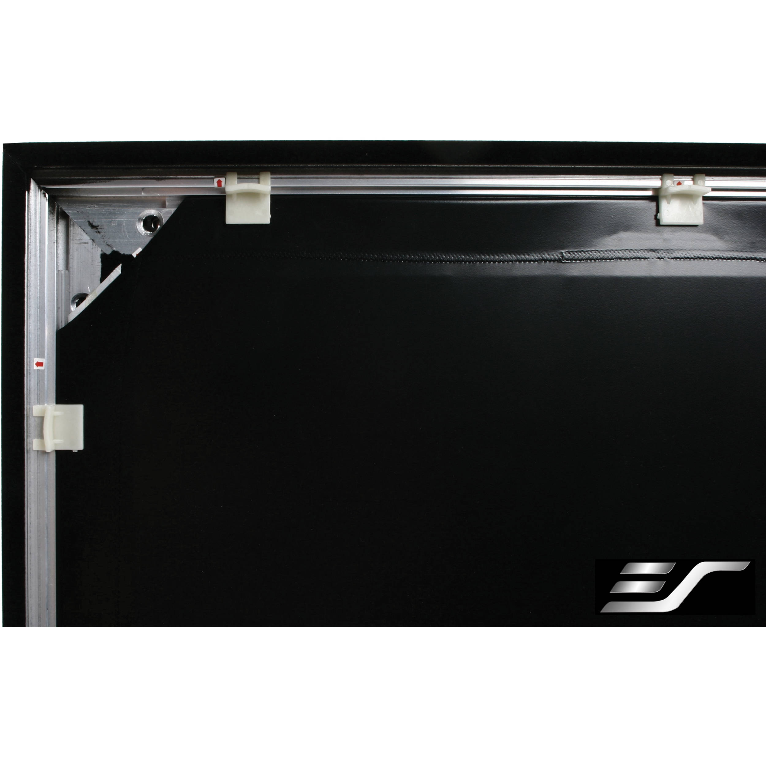 Elite Screens Sable Frame2 ER180WH2 180-inch 16:9 fixed-frame wall-mount projection screen — view 3
