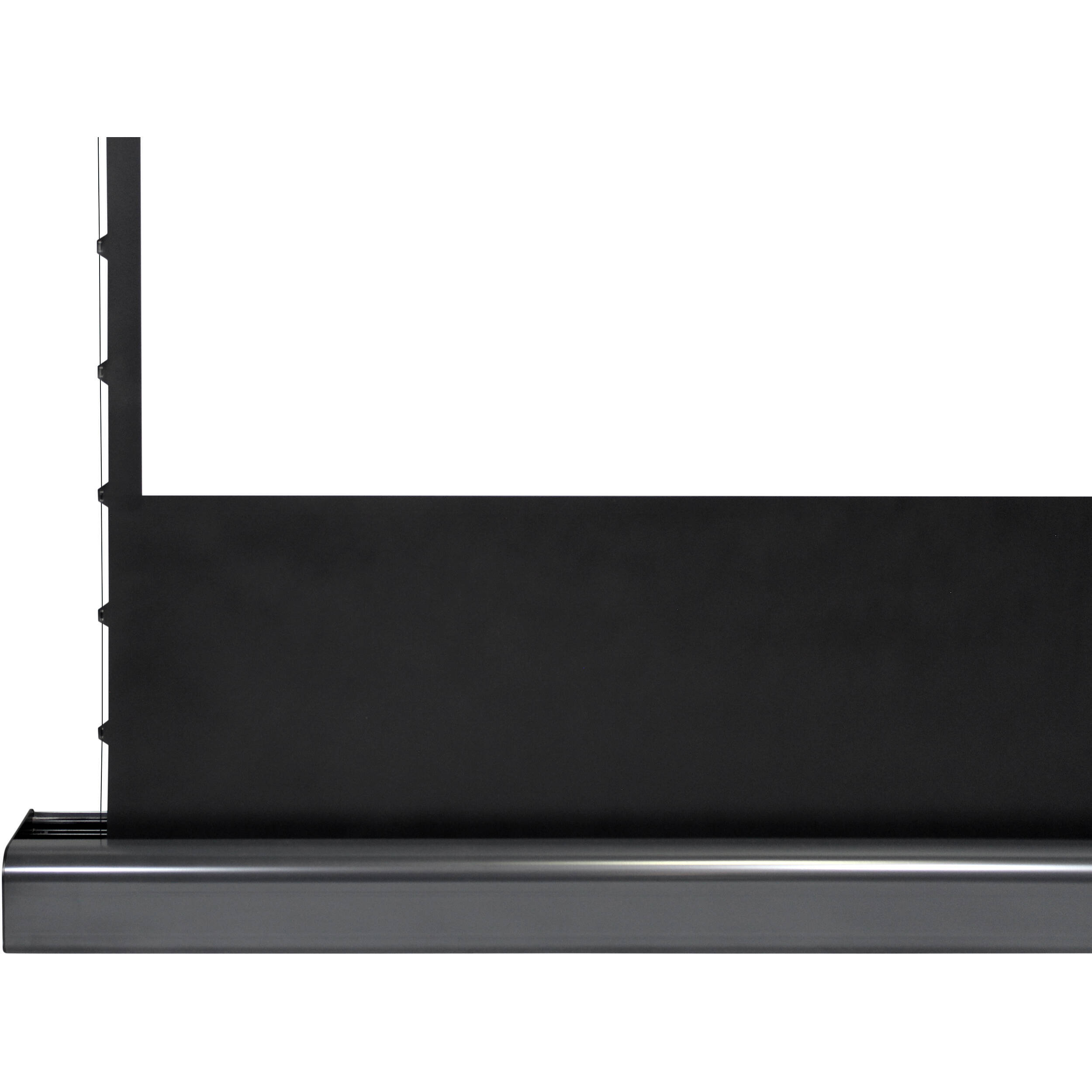 Elite Screens Kestrel Tab Tension 3 150-inch motorized floor-rising projection screen in white — view 9