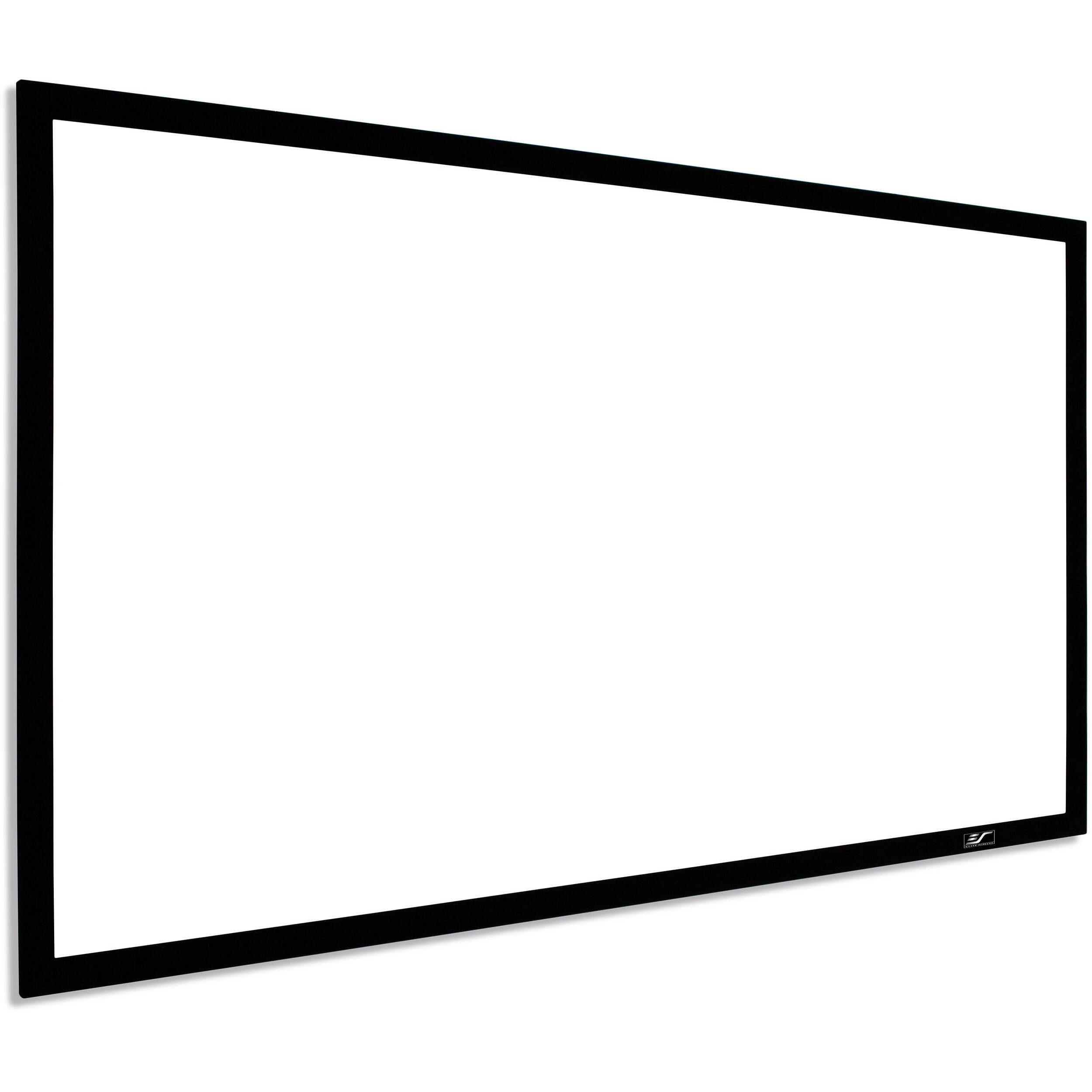Elite Screens SableFrame CineWhite 135 inch fixed frame wall mount projection screen — view 4