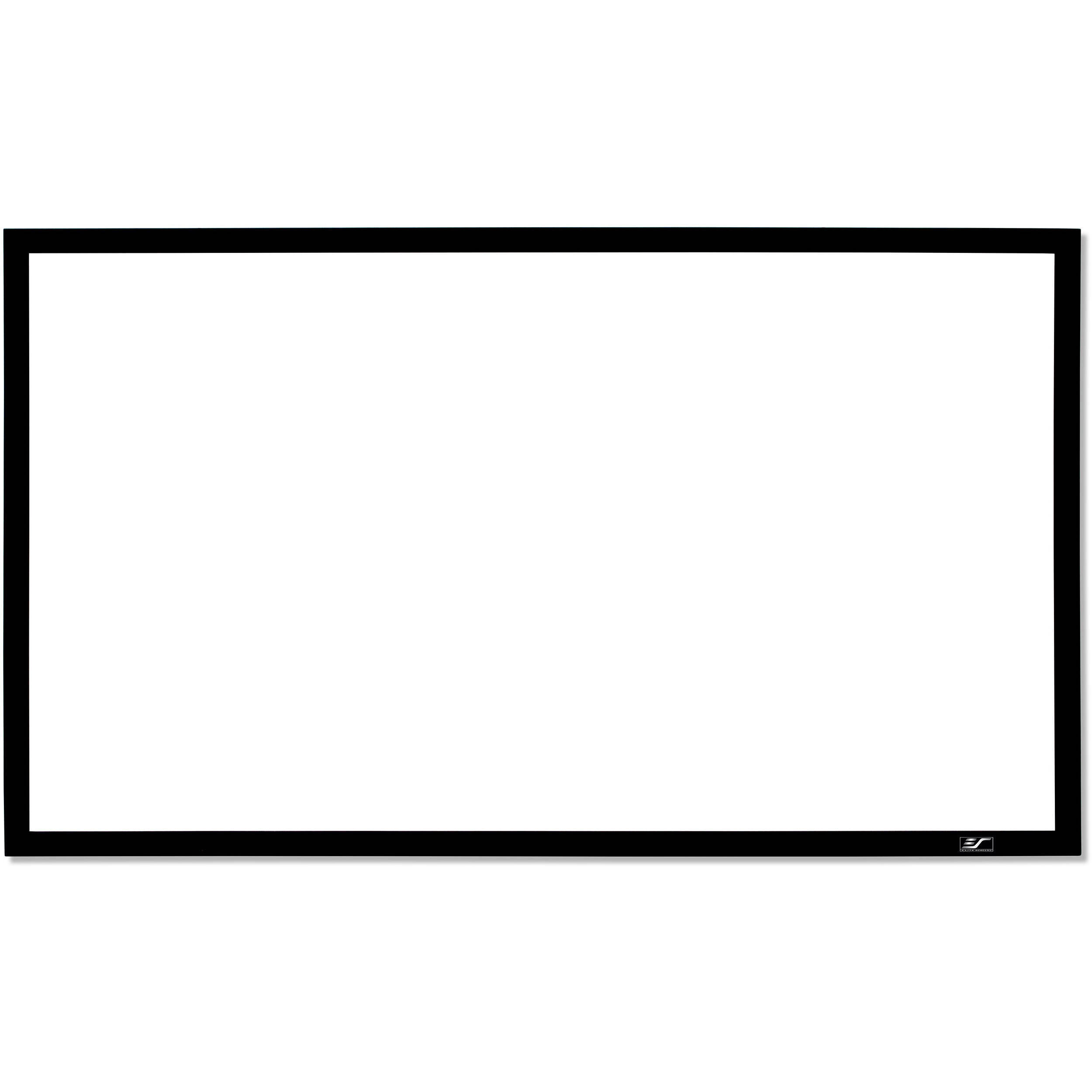 Elite Screens SableFrame CineWhite 135 inch fixed frame wall mount projection screen — view 5