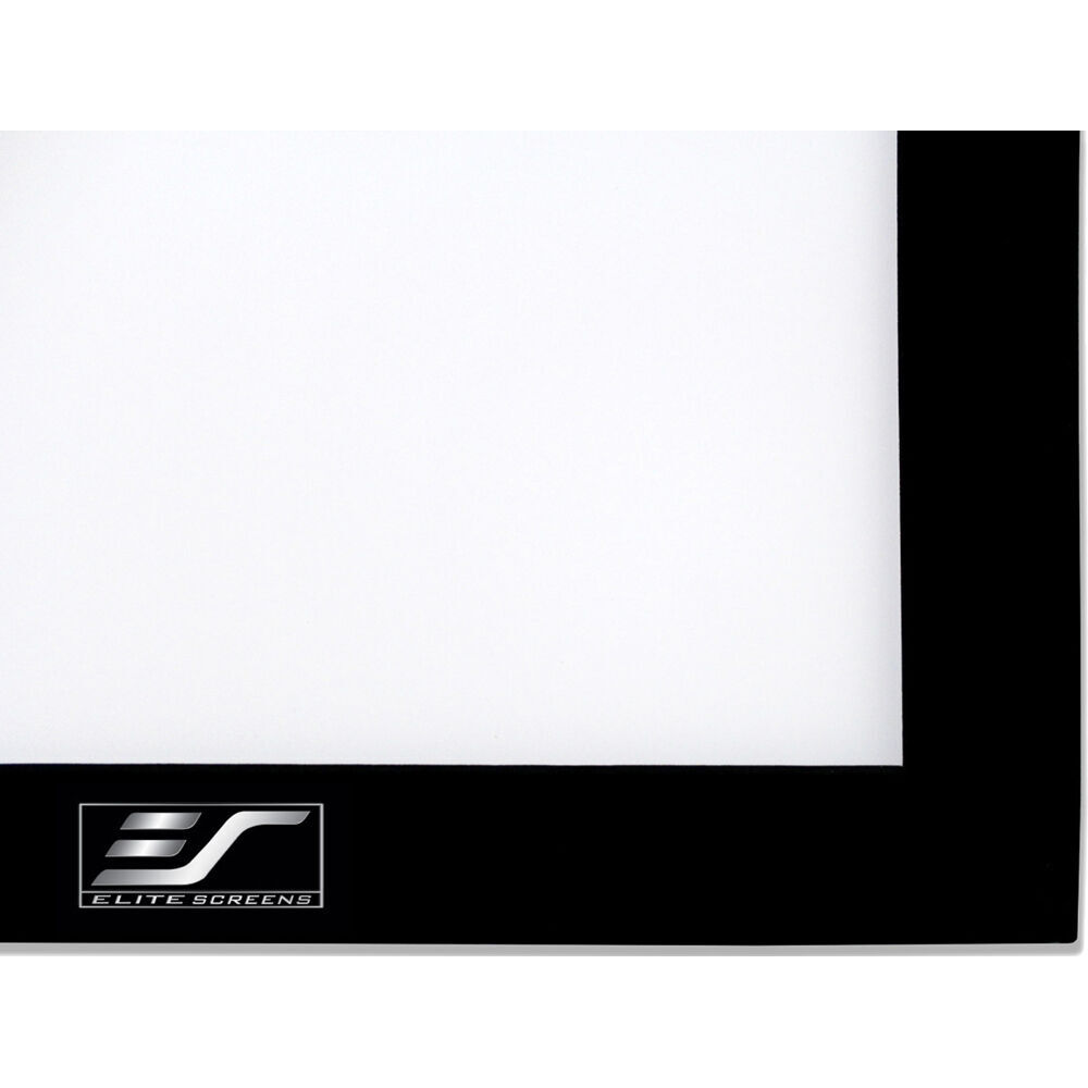 Elite Screens SableFrame CineWhite 135 inch fixed frame wall mount projection screen — view 7