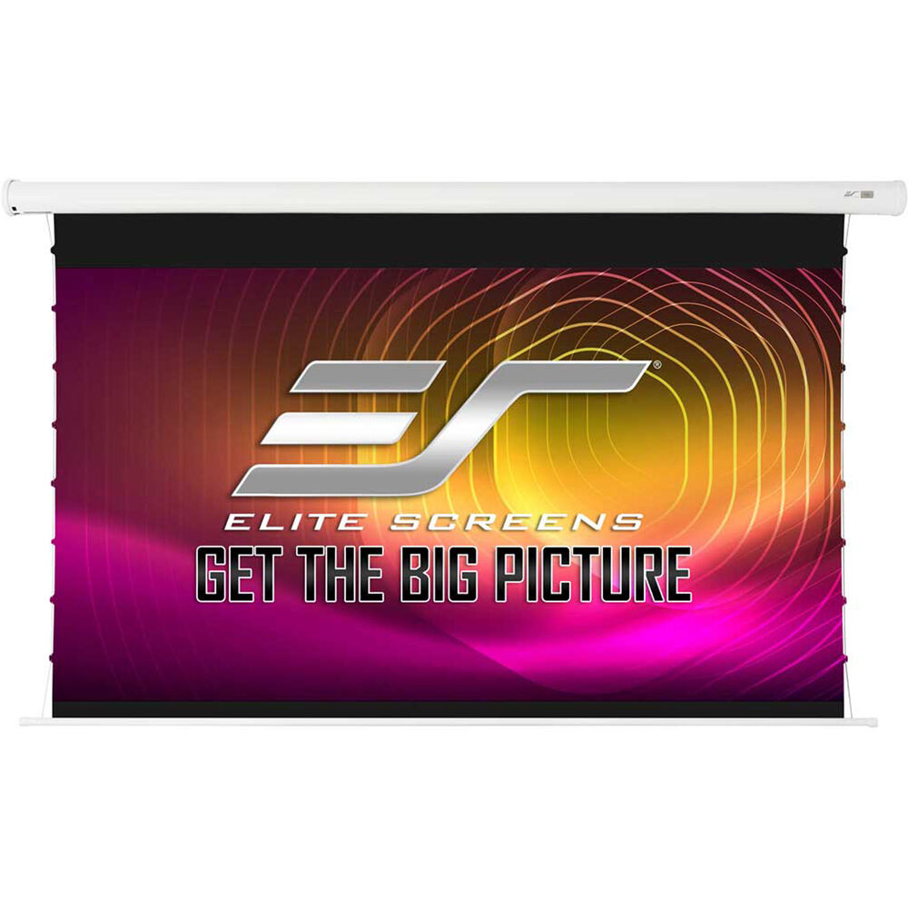 Elite Screens VMAX Tab Tension 3 120 inch 16:9 electric projection screen — view 2