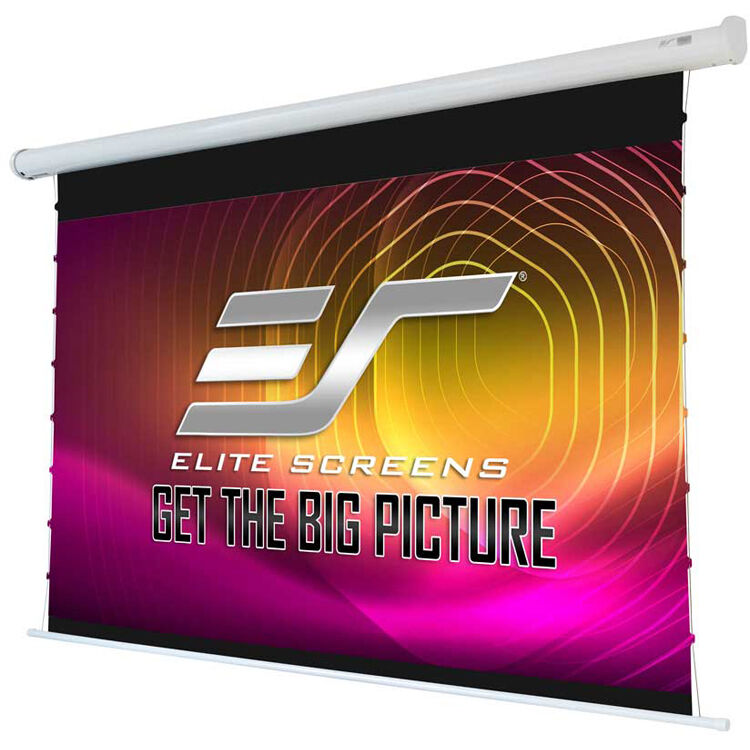 Elite Screens VMAX Tab Tension 3 120 inch 16:9 electric projection screen — view 3